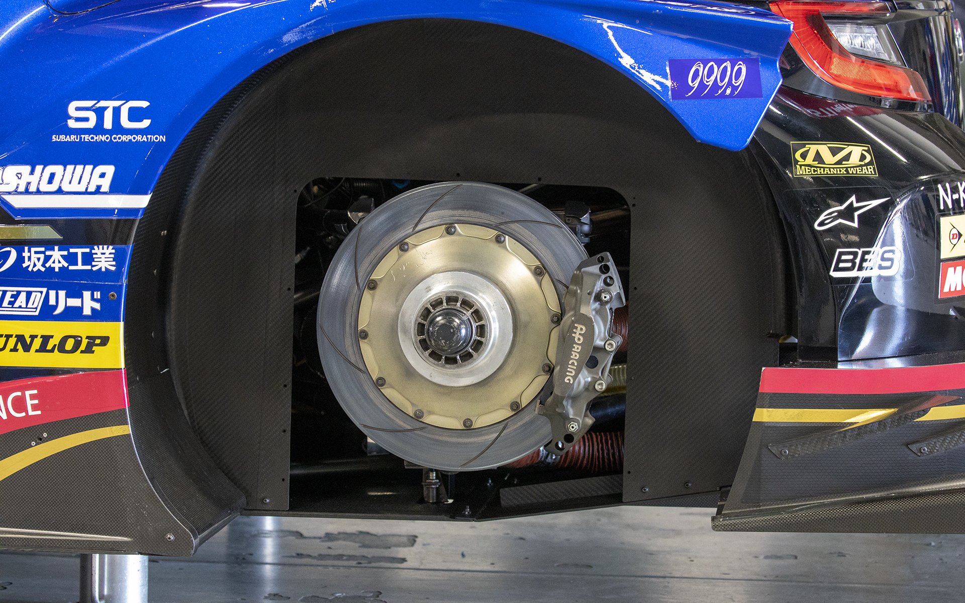 SUBARU BRZ GT300 2022のブレーキまわり