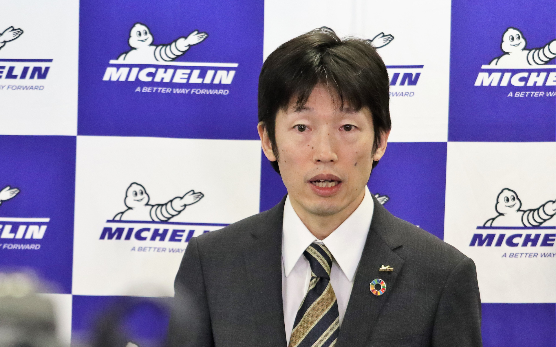 日本ミシュランタイヤ株式会社 研究開発部 PCタイヤ 新製品開発部 部長 俵謙一郎氏