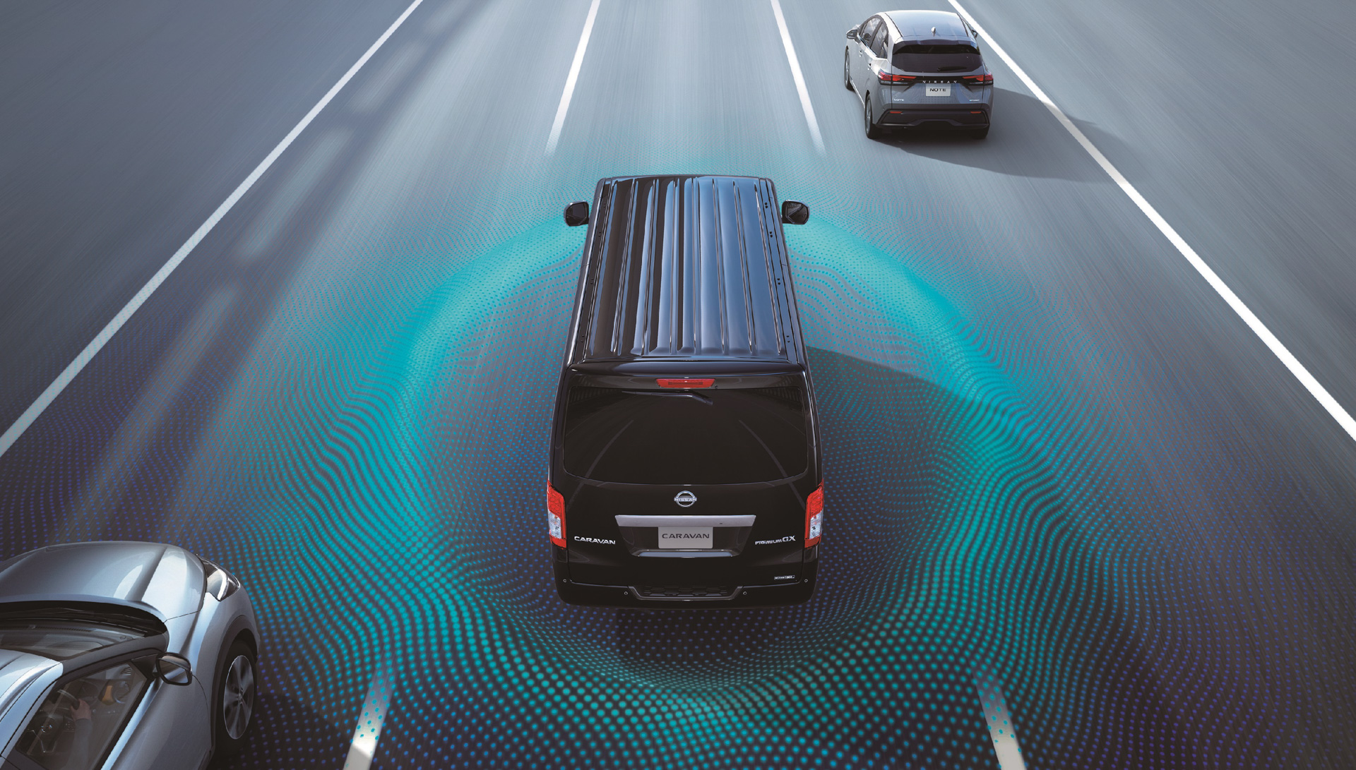 NISSAN INTELLIGENT MOBILITY 全方位運転支援システム イメージ