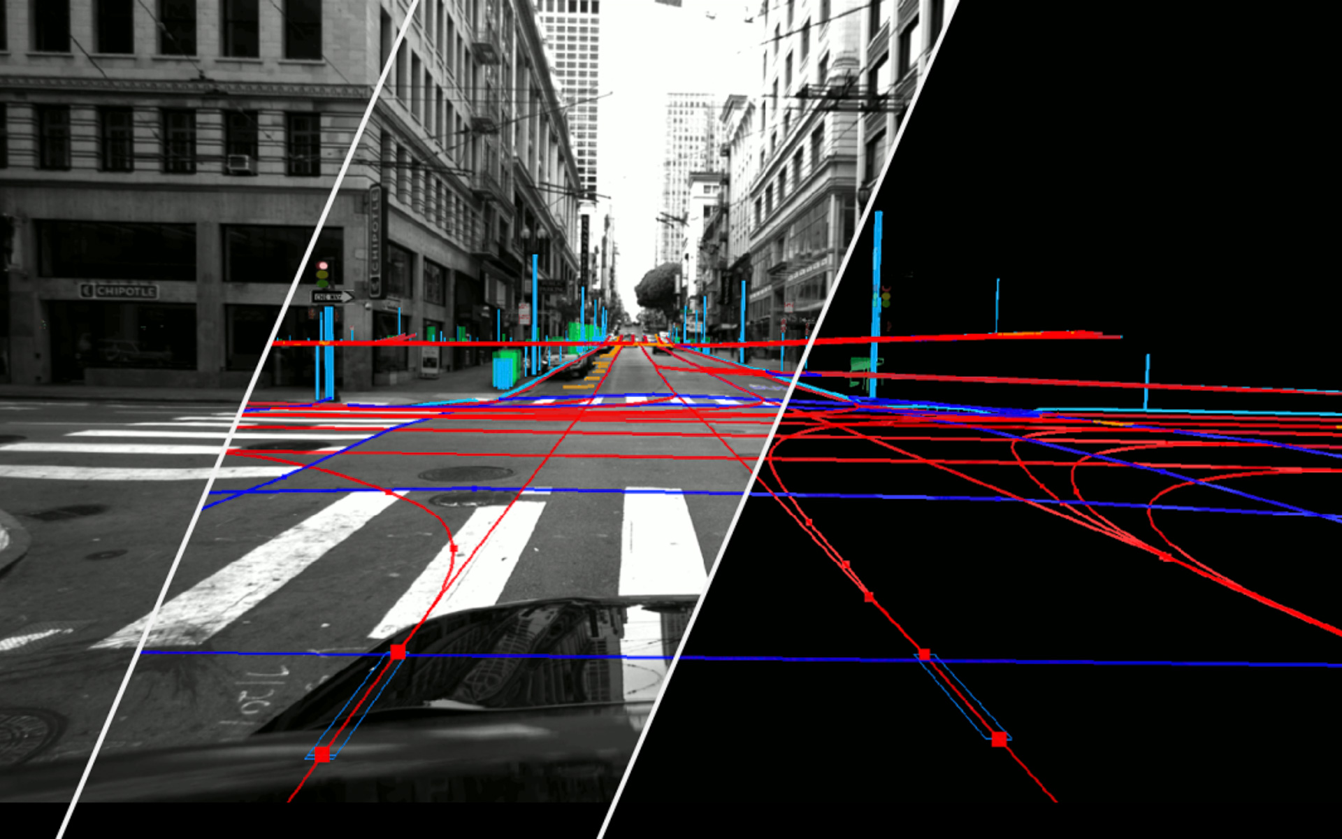 アトラテックのデジタル地図データ（イメージ）