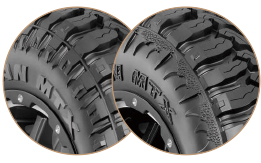 「デュアルサイドウォール」と呼ばれる、2種類の異なるサイドウォールデザインを用意