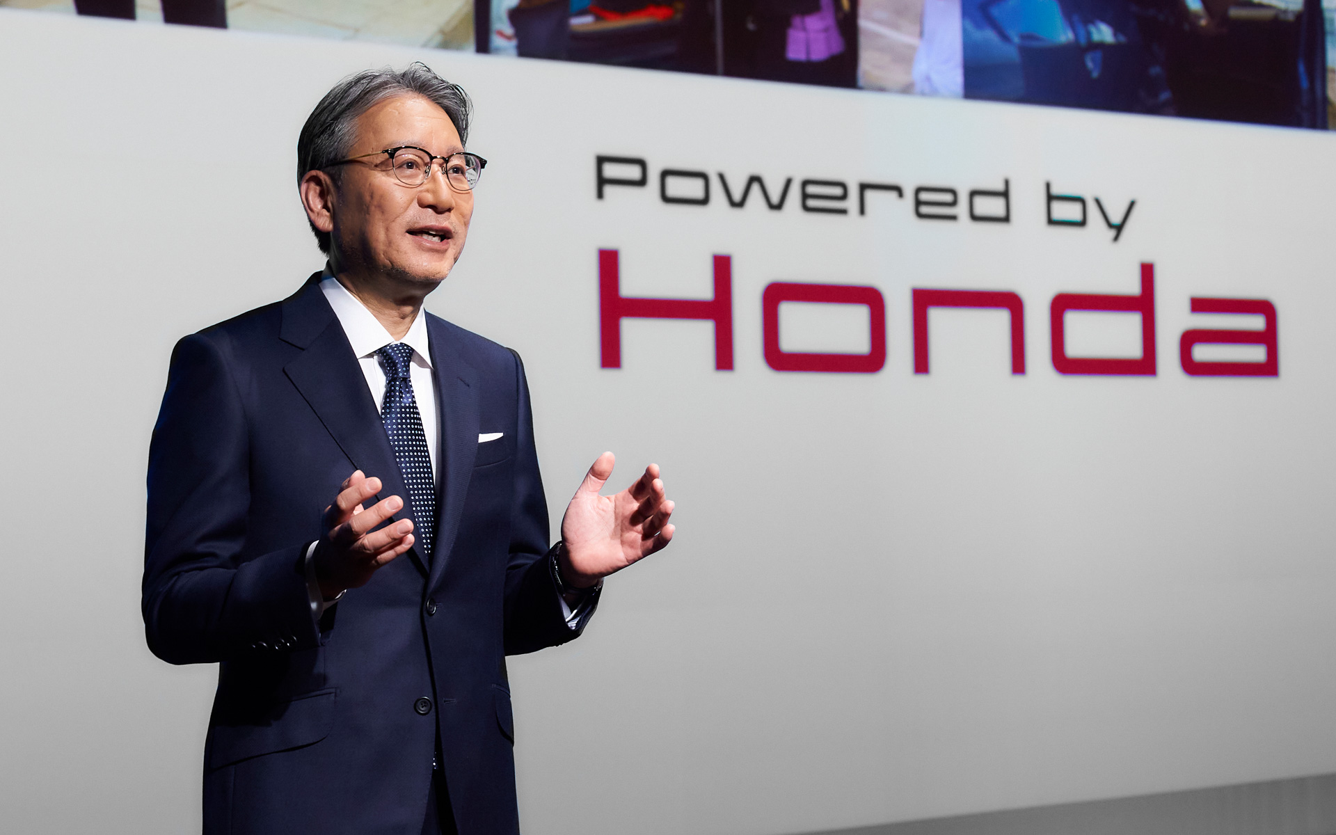 写真は本田技研工業株式会社 代表取締役社長 三部敏宏氏