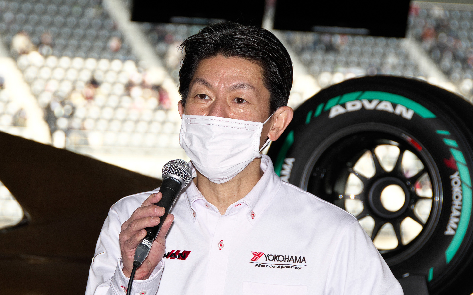 横浜ゴム 理事 タイヤ製品開発本部 副本部長 MST開発部 部長 清水倫生氏