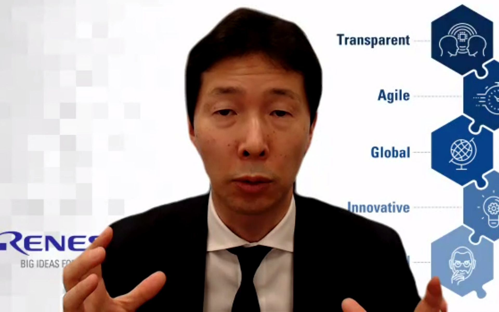 ルネサス エレクトロニクス株式会社 代表取締役社長 兼 CEO 柴田英利氏