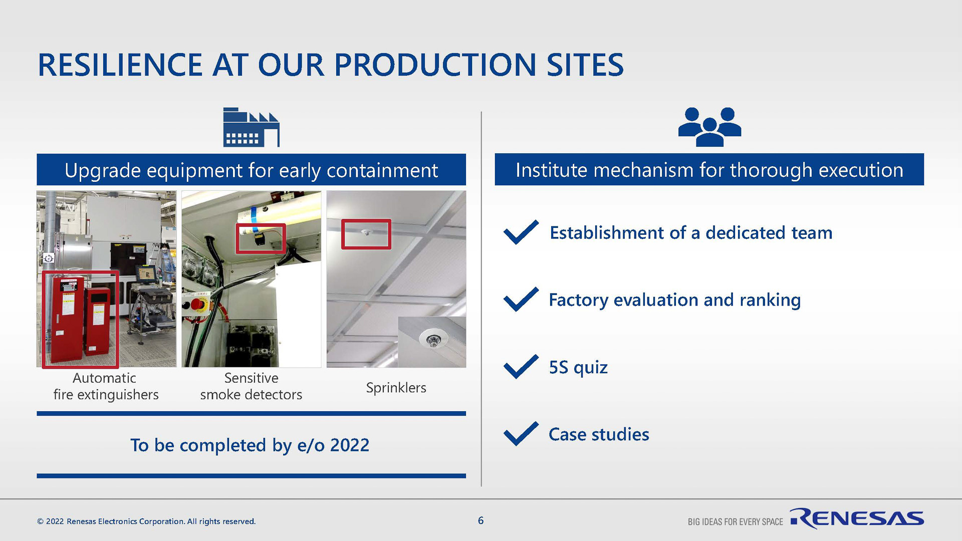 那珂工場の復旧