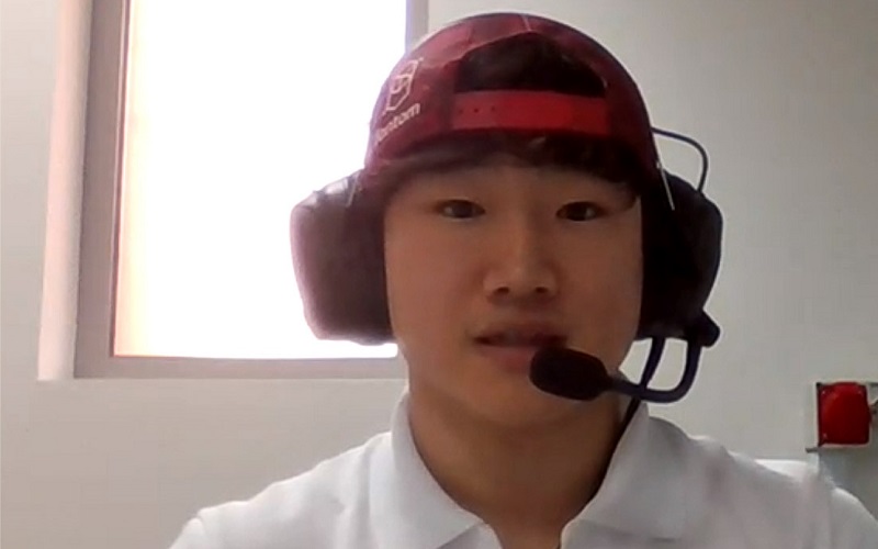 角田裕毅選手（Scuderia Alpha Tauri）のオンライン・メディアセッションが催された