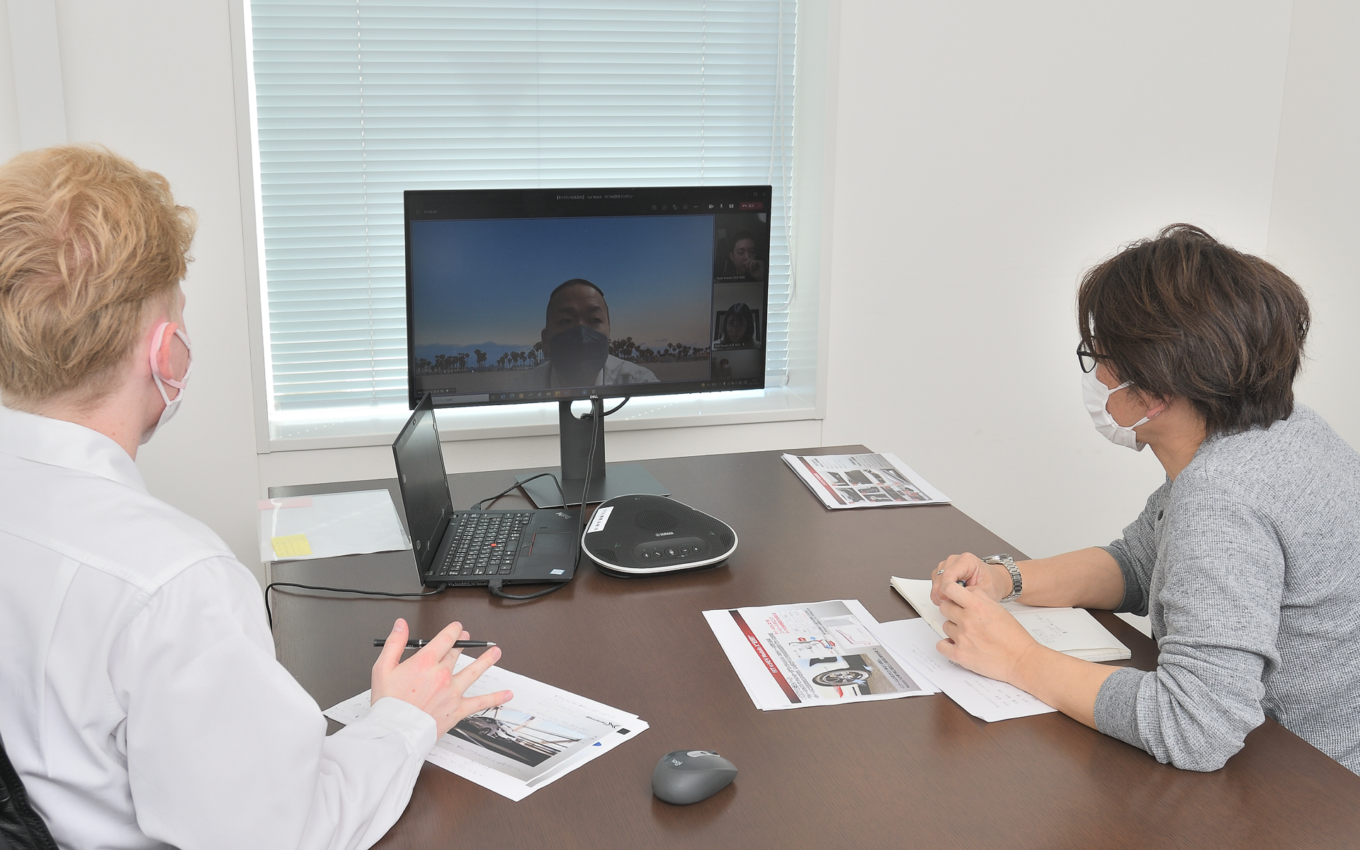 インタビューはオンラインで実施した