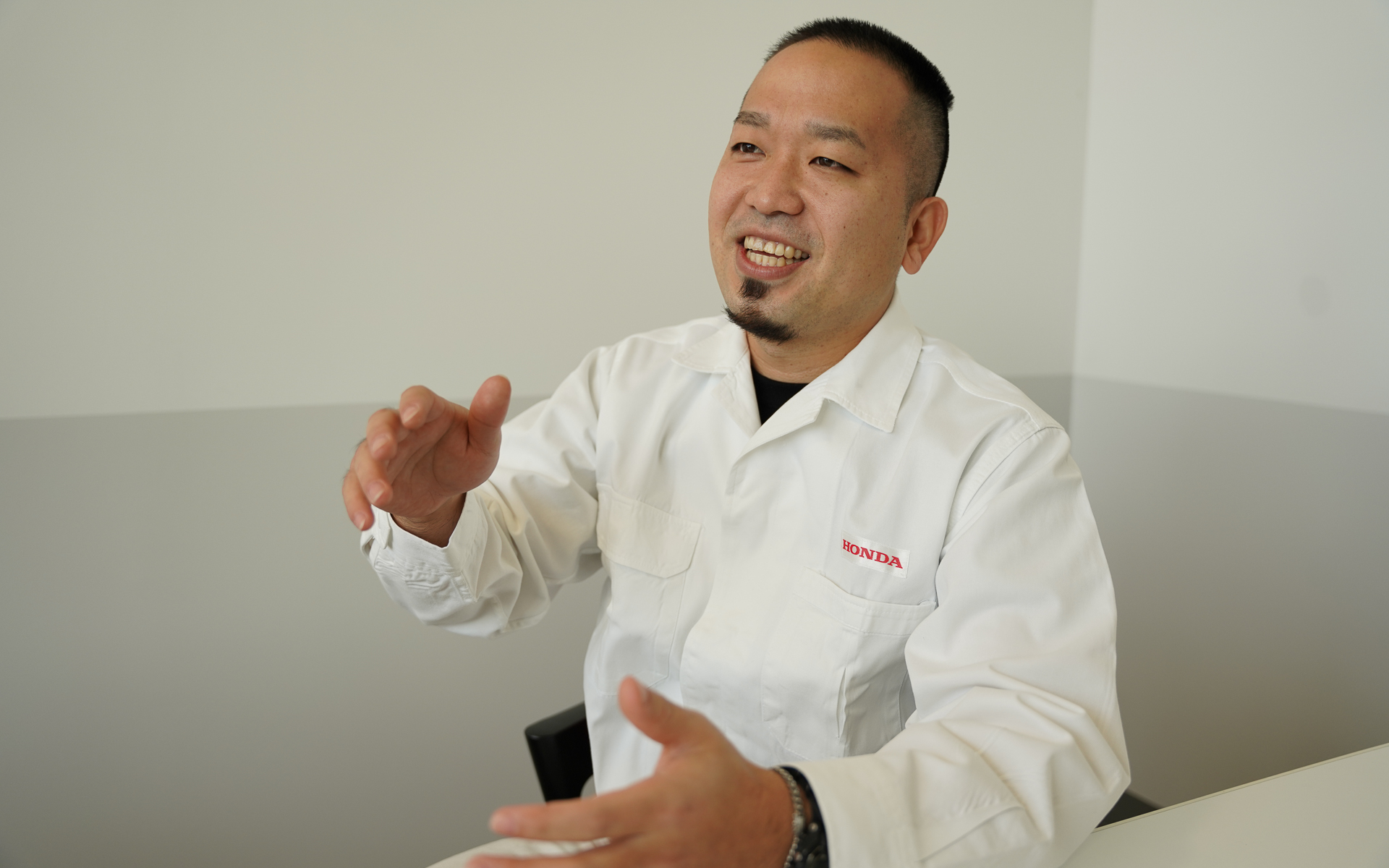 フィット e:HEV Modulo XのDPL（プロジェクトリーダー）を務める塩貝僚氏