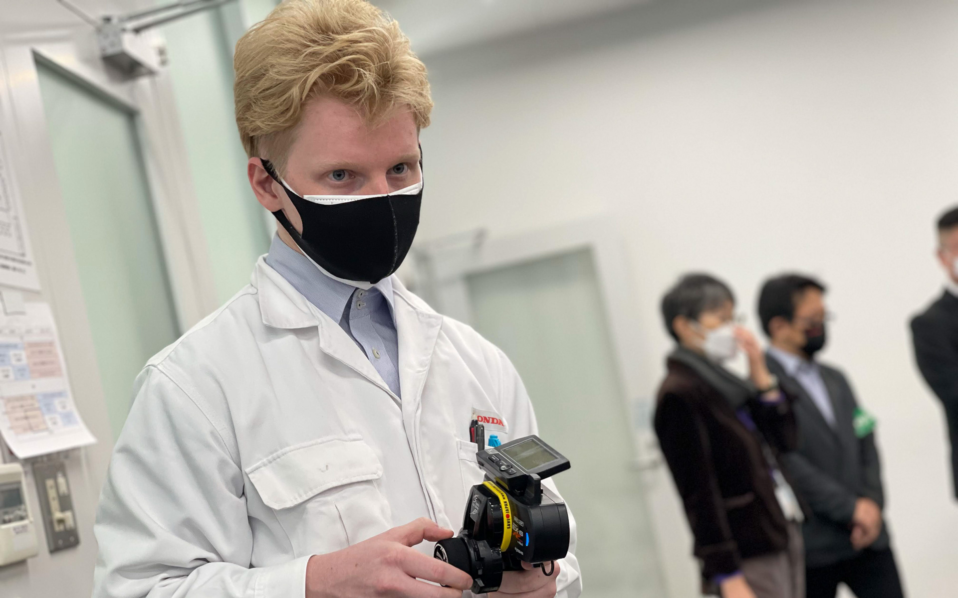 初心者とは思えない走りを見せてくれた広報部のラッチさん