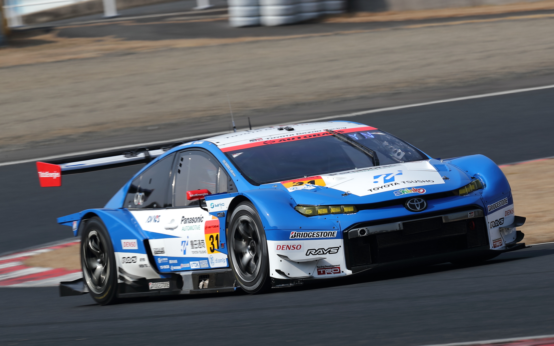 31号車のapr GR SPORT PRIUS GTは、GT300マシンのなかで唯一のモデルとなる