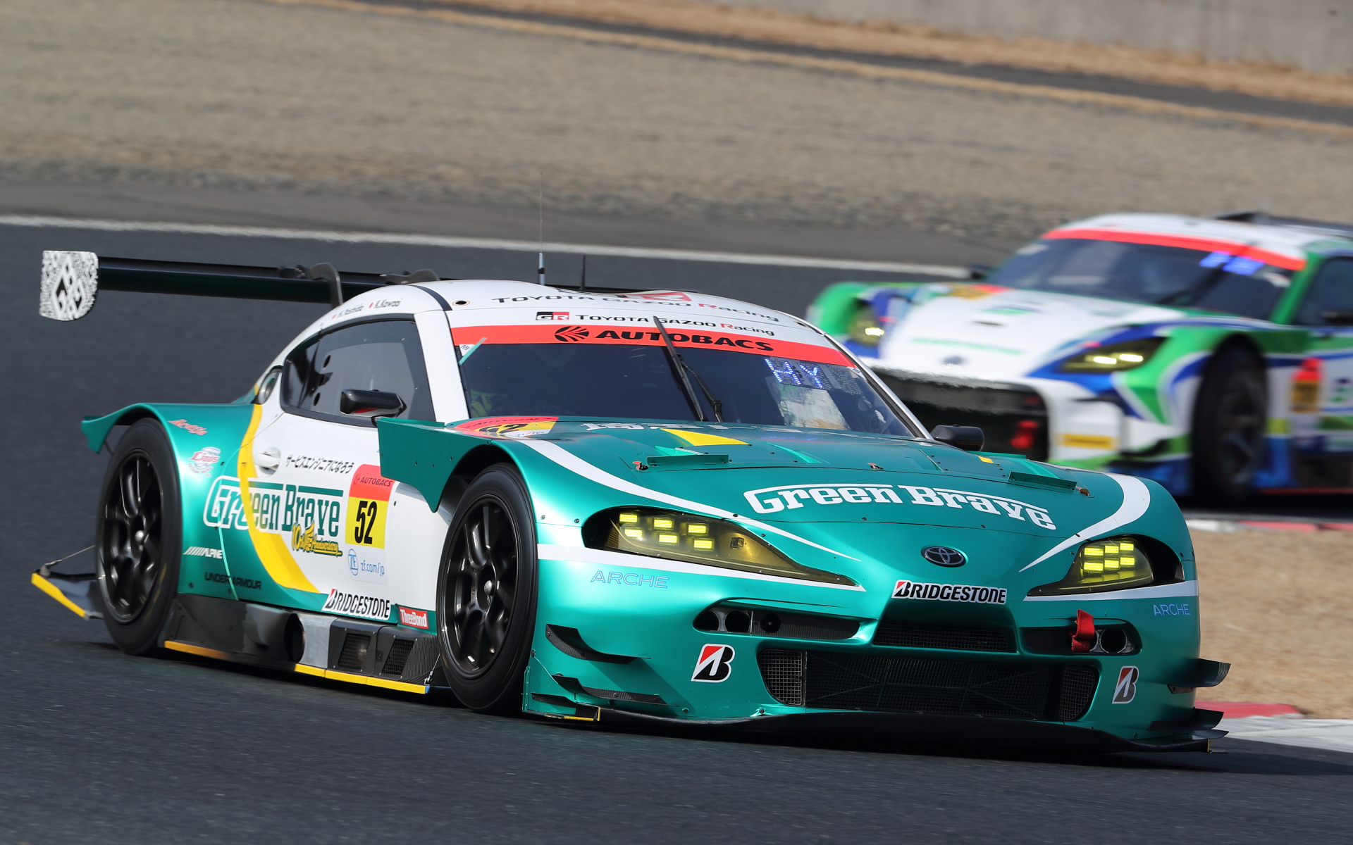 テスト2日目となる13日は52号車の埼玉トヨペットGB GR Supra GTがトップで、GT300マシンのポテンシャルの高さを示した