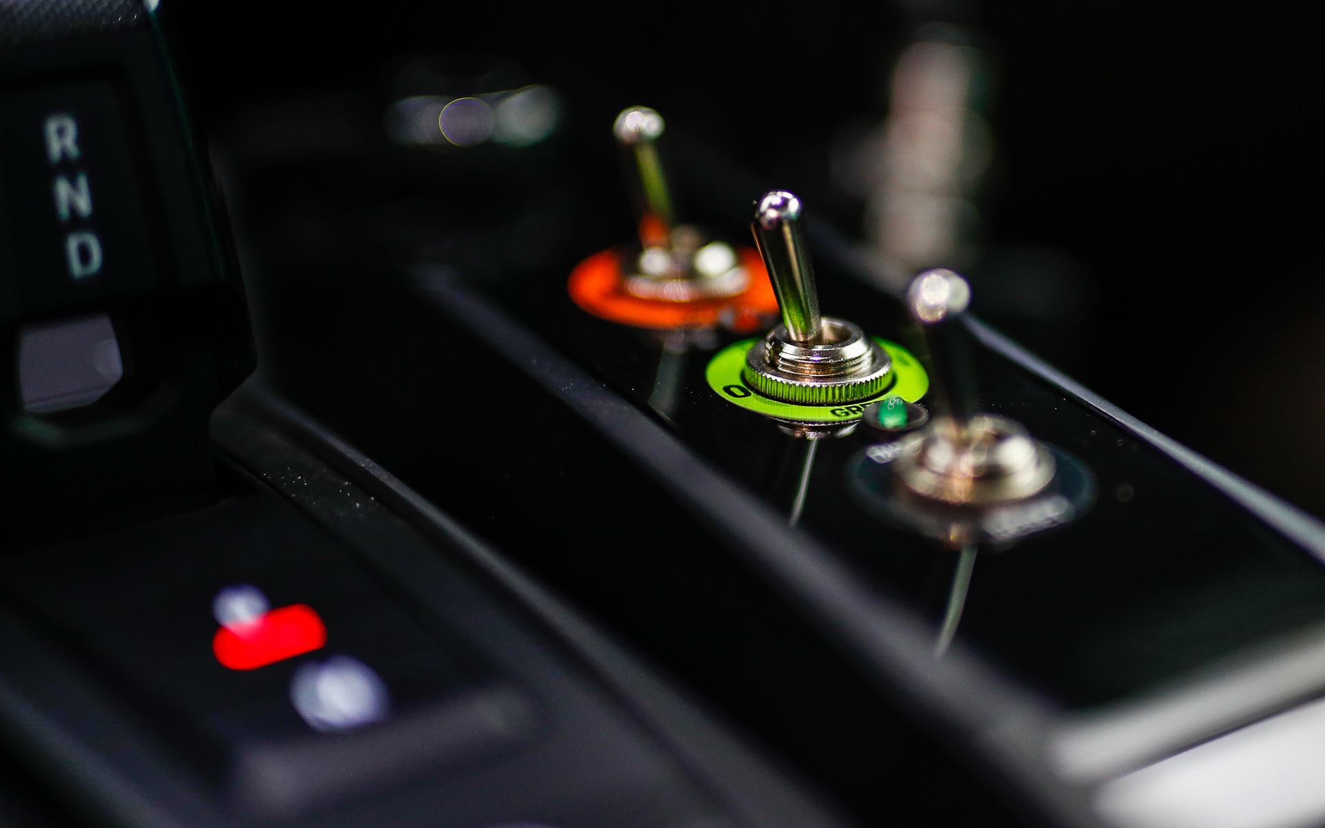 LED灯の操作スイッチ