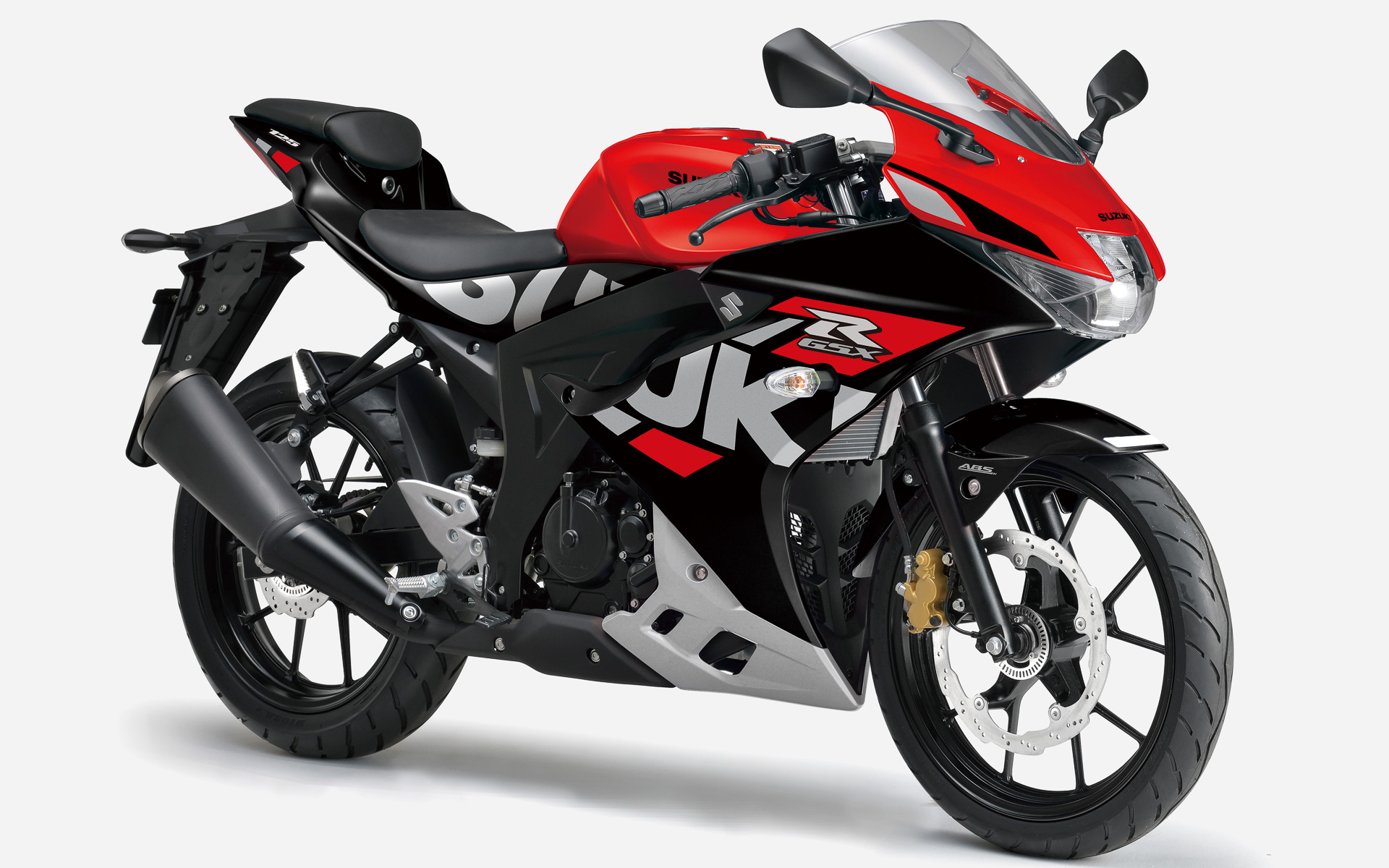 GSX-R125 ABS（ストロンガーレッド/タイタンブラック）