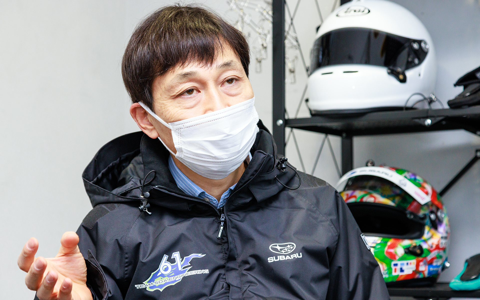 監督である本井雅人氏。株式会社SUBARU 技術本部 技術管理部 担当部長 スバル研究実験センター センター長でもある