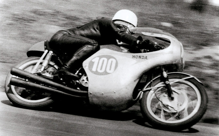 1961年 WGP西ドイツGP Kunimitsu Takahashi/RC162（DOHC 4-cylinder 250cc）