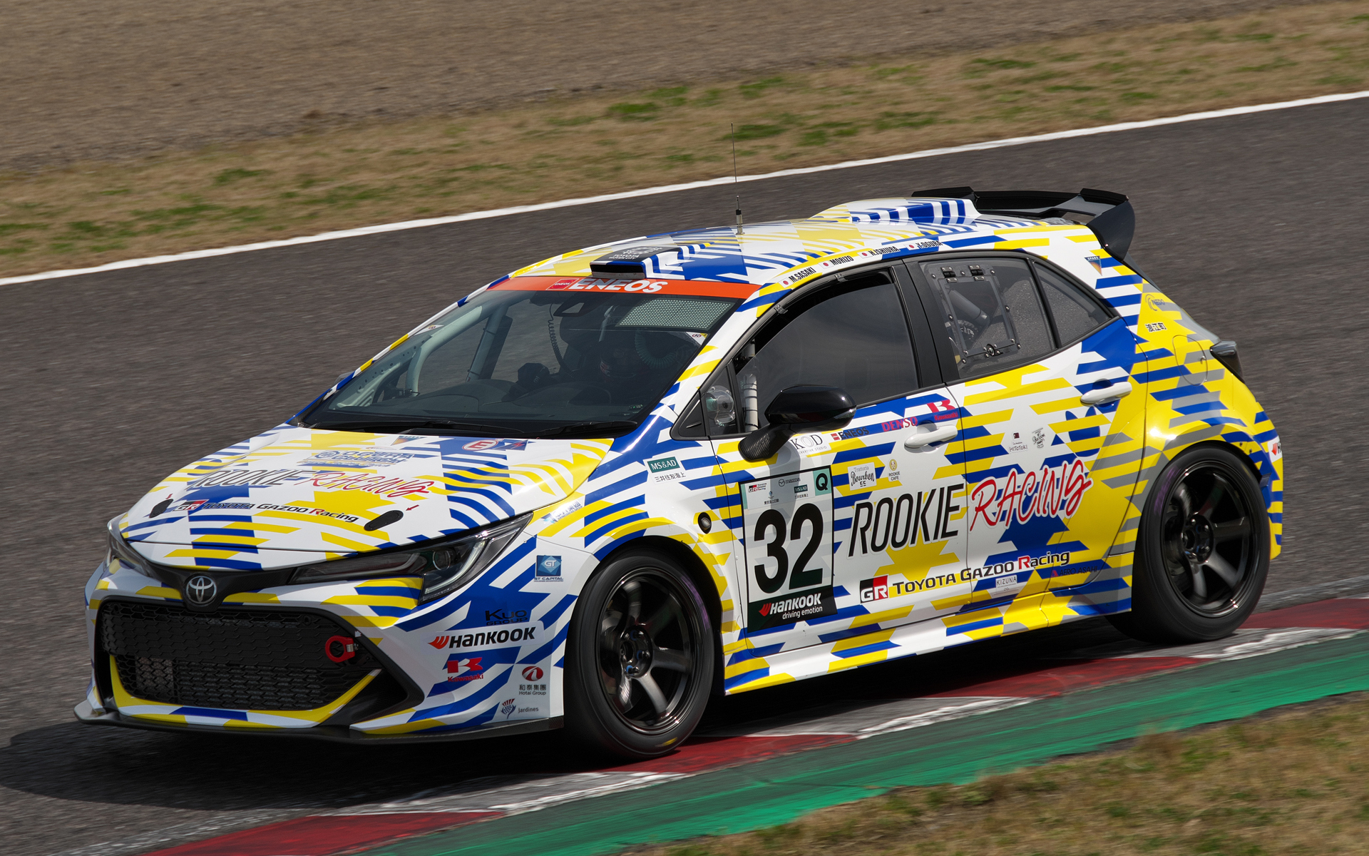 32号車 ORC ROOKIE Corolla H2 Concept（水素カローラ）。2022年シーズンは気体水素から液体水素への燃料切り替えにチャレンジしていく