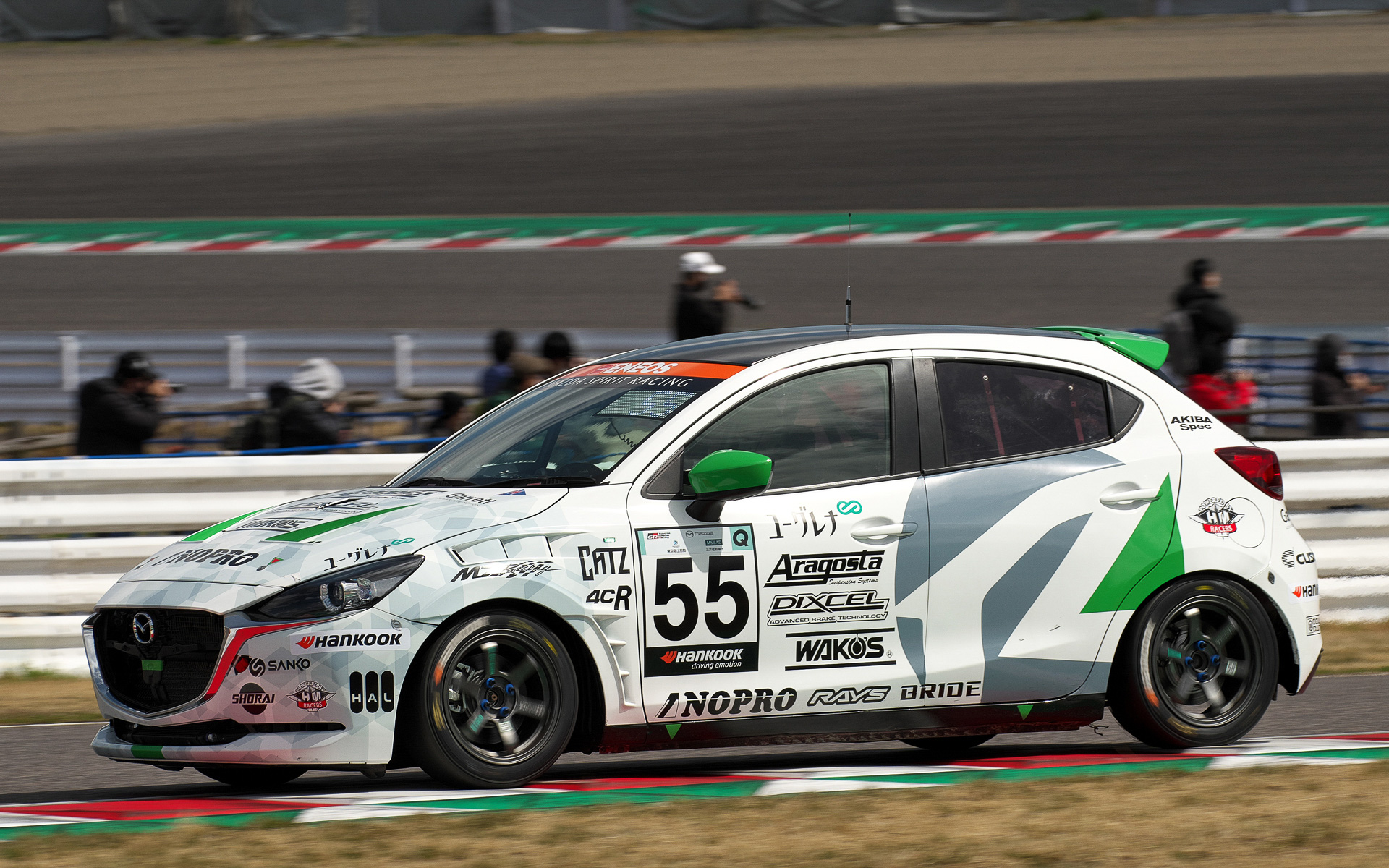2022年のスーパー耐久にフル参戦する55号車 MAZDA SPIRIT RACING MAZDA2 Bio concept