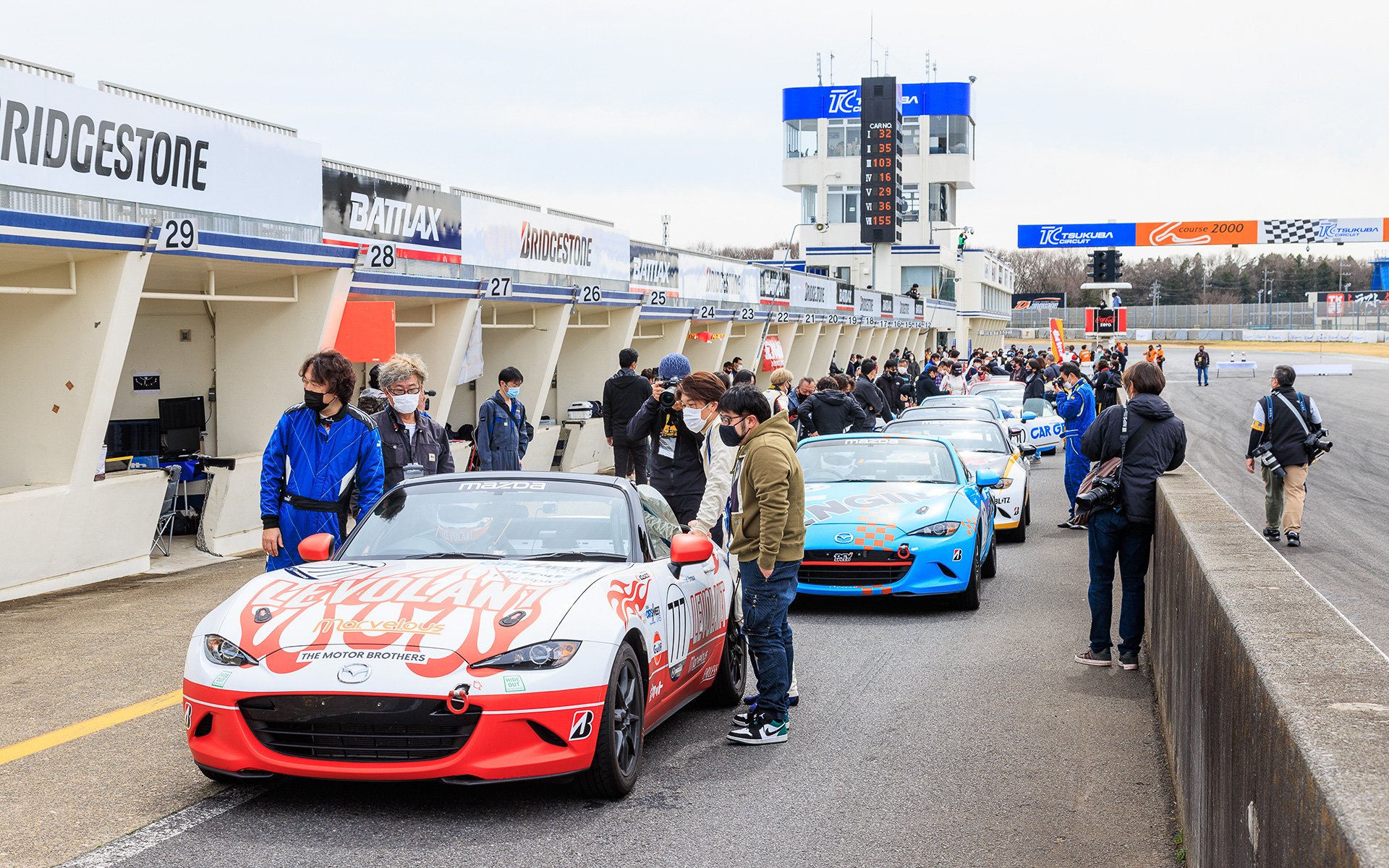 各チームのロードスター