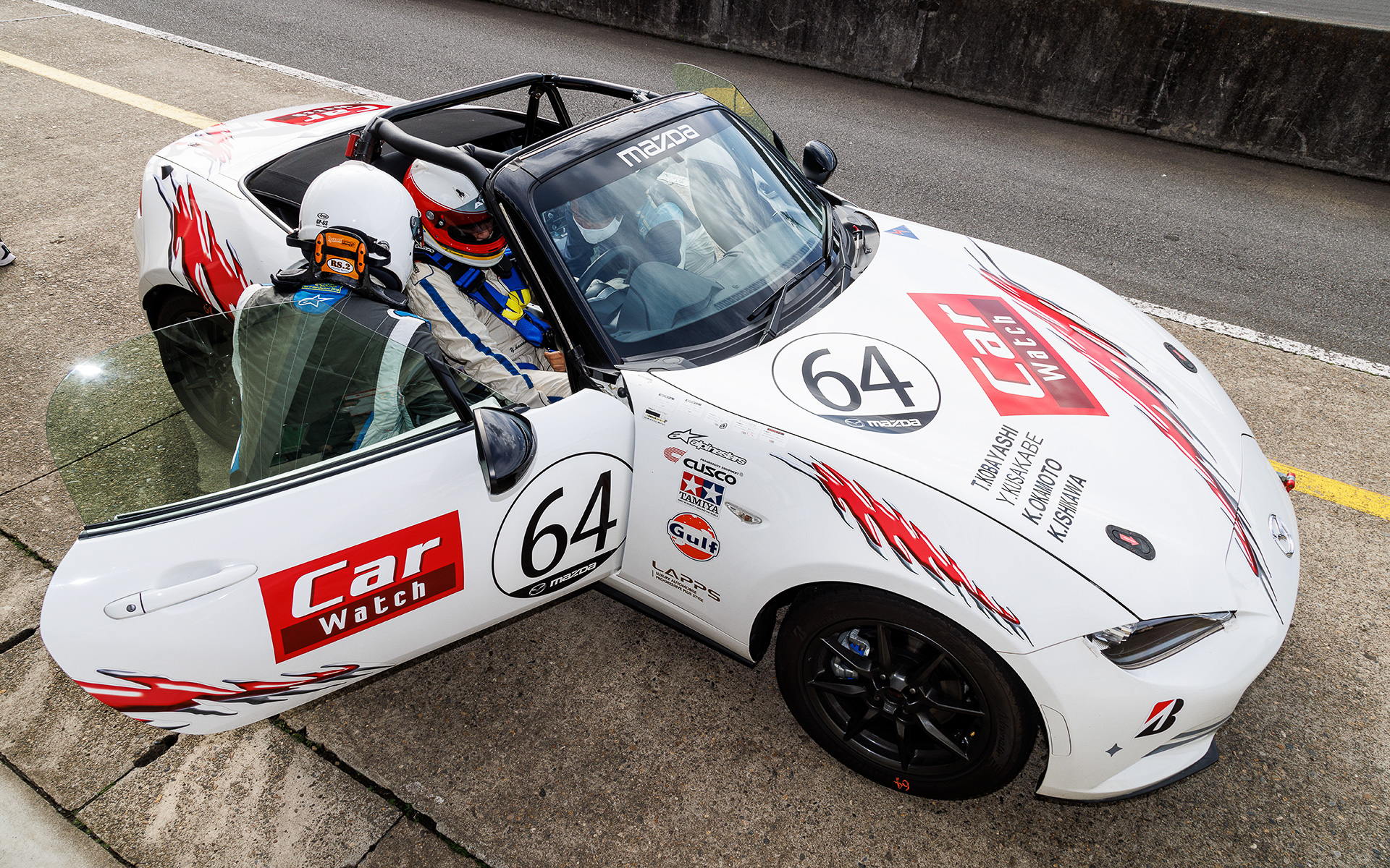 第2ドライバーの日下部氏に交代する