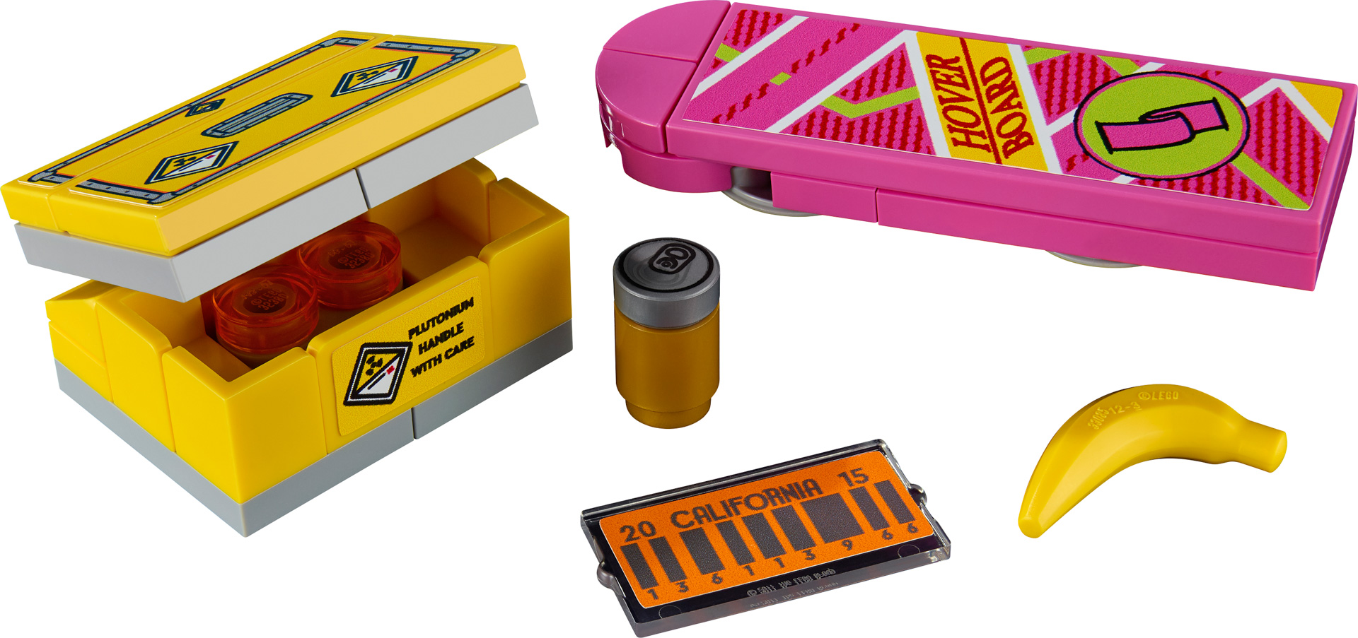 バナナと空き缶なども付属