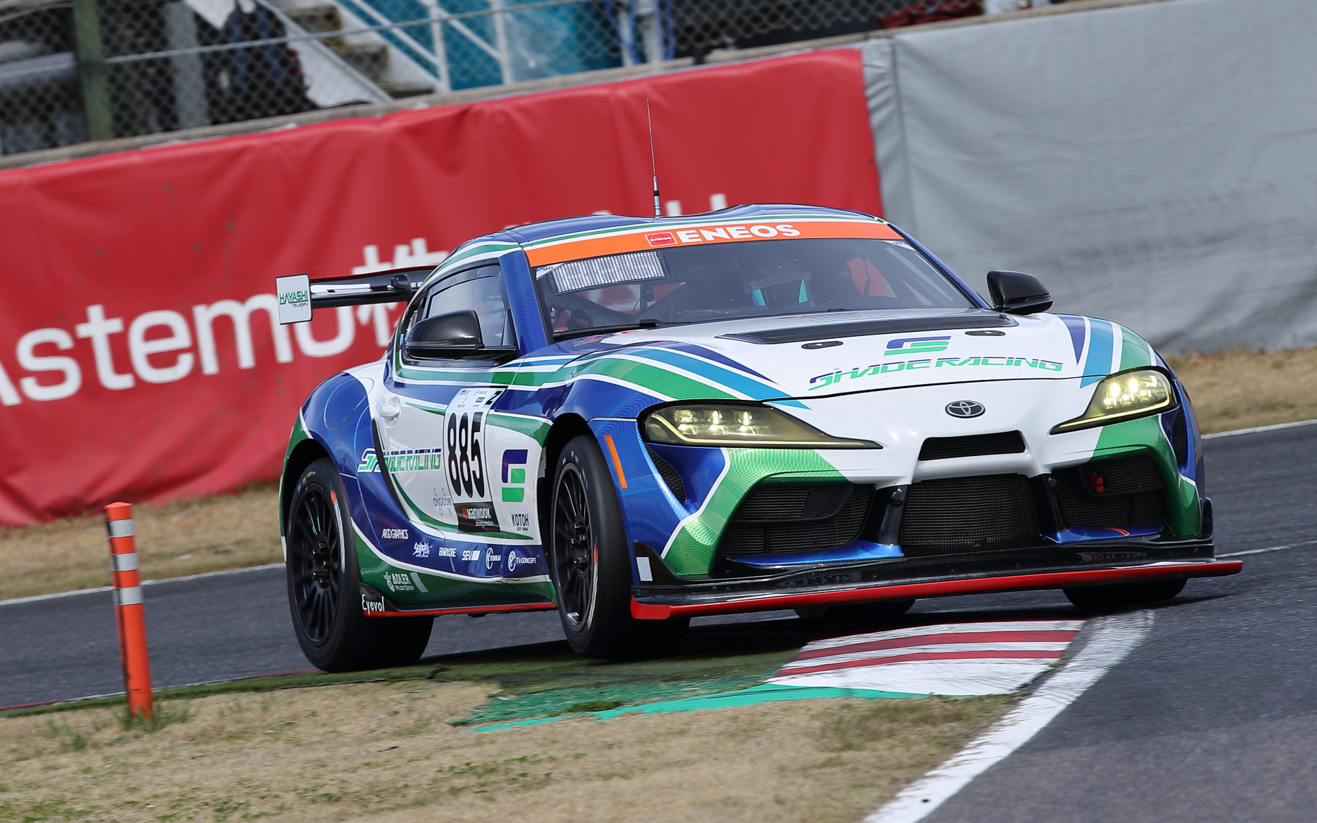 ST-Zクラス1位（124Lap）　885号車 シェイドレーシングGR SUPRA GT4（HIRO HAYASHI/平中克幸/清水英志郎）