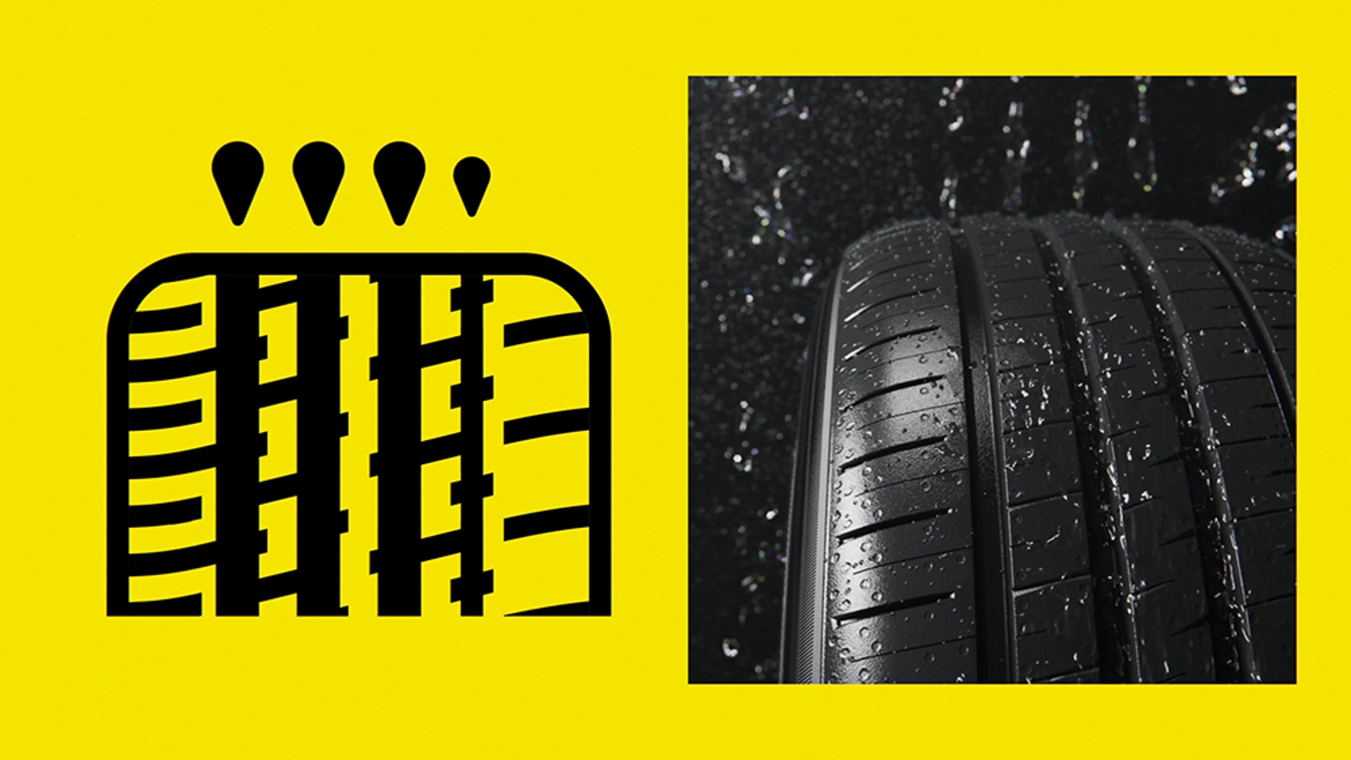 ピクトグラムを用いて製作したタイヤグラフ