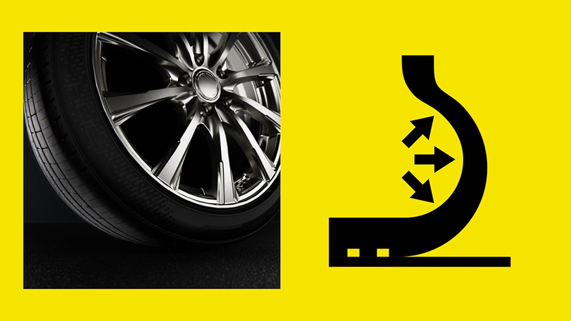 ピクトグラムを用いて製作したタイヤグラフ