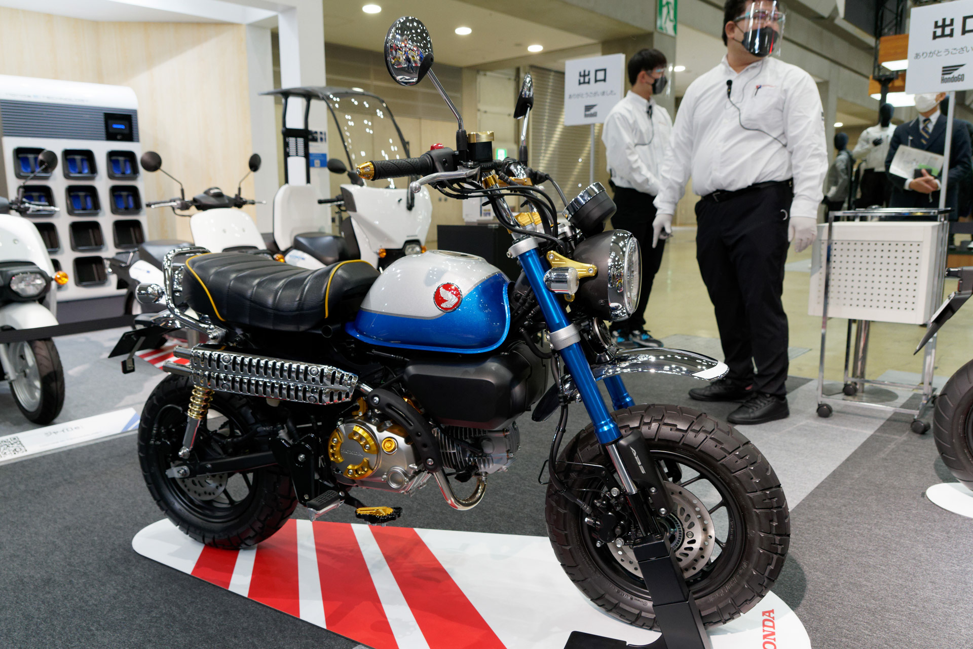 同じくカスタムされた「Monkey125」