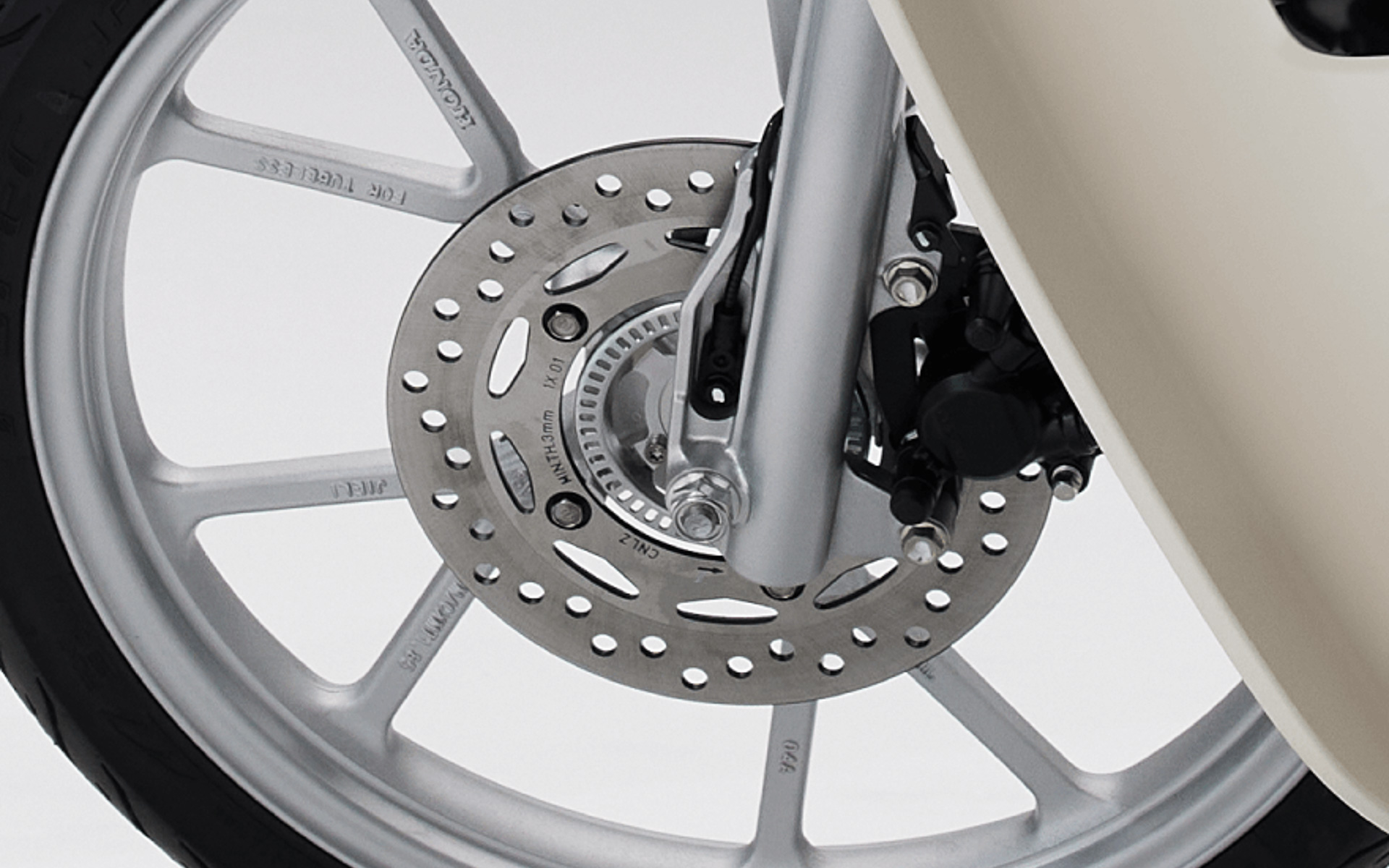 ABS付き前輪ディスクブレーキ