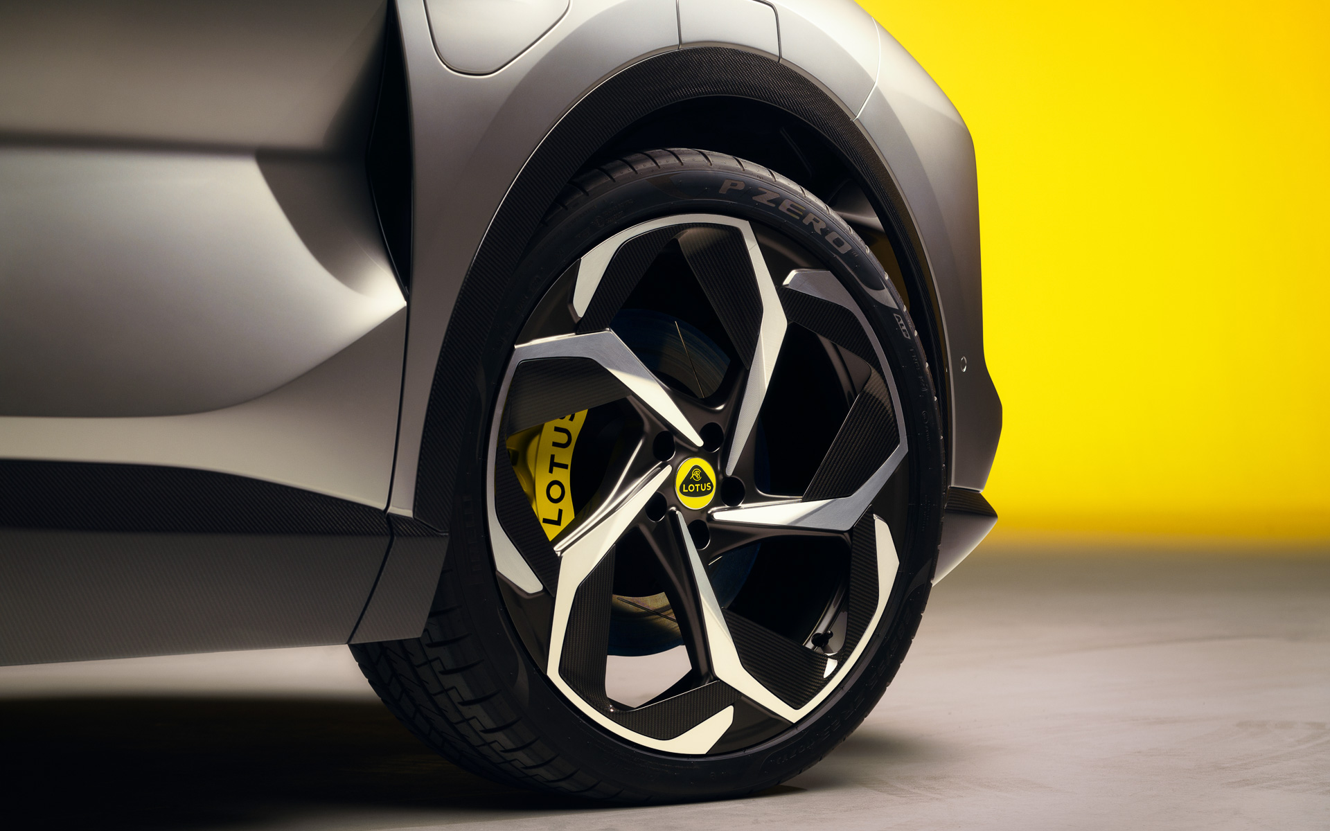 23インチのマシンカット分割仕上げ5スポークアロイホイール