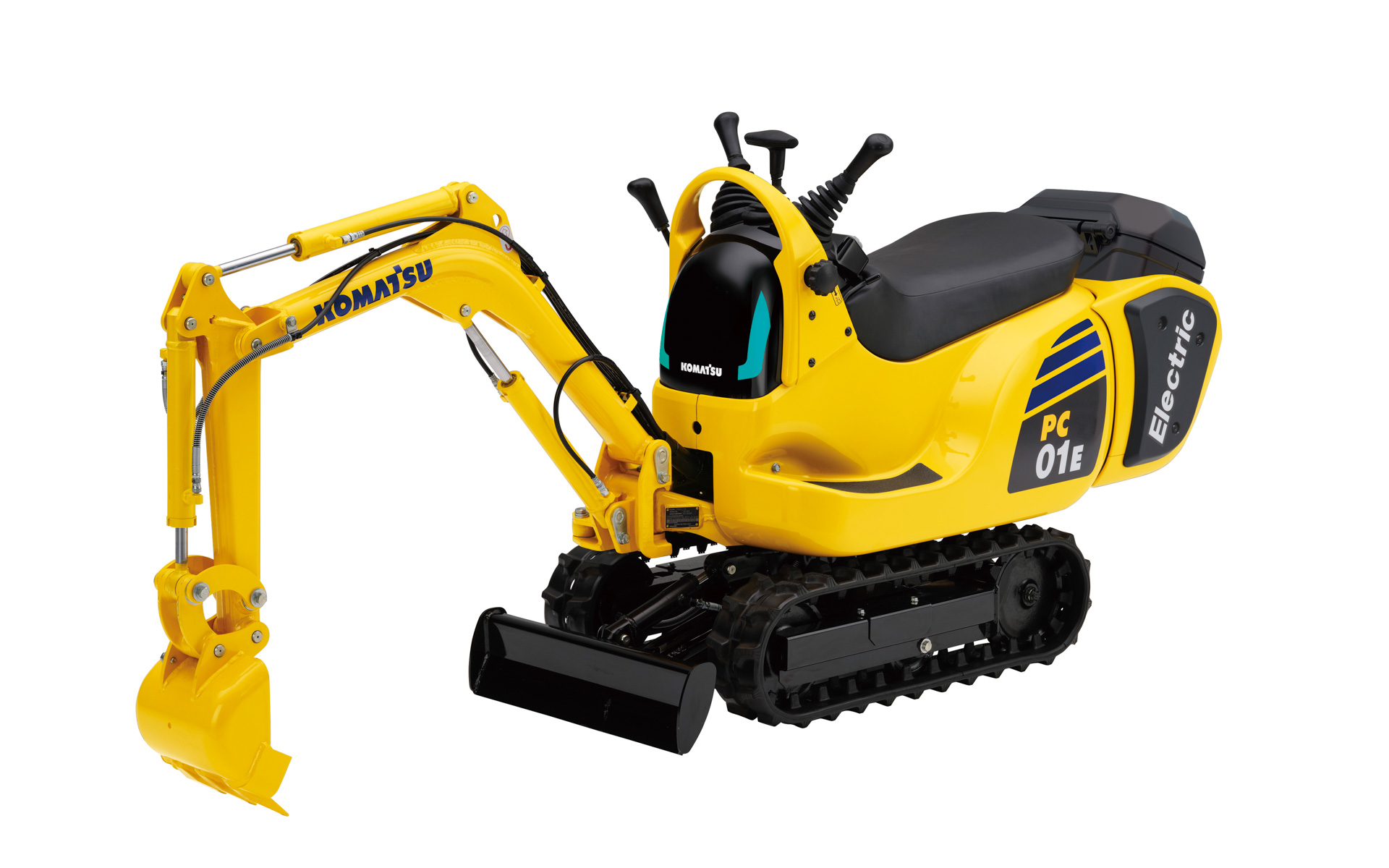 ホンダの着脱式可搬バッテリ「モバイルパワーパック e:」が、コマツの電動マイクロショベル「PC01E 1」に採用された