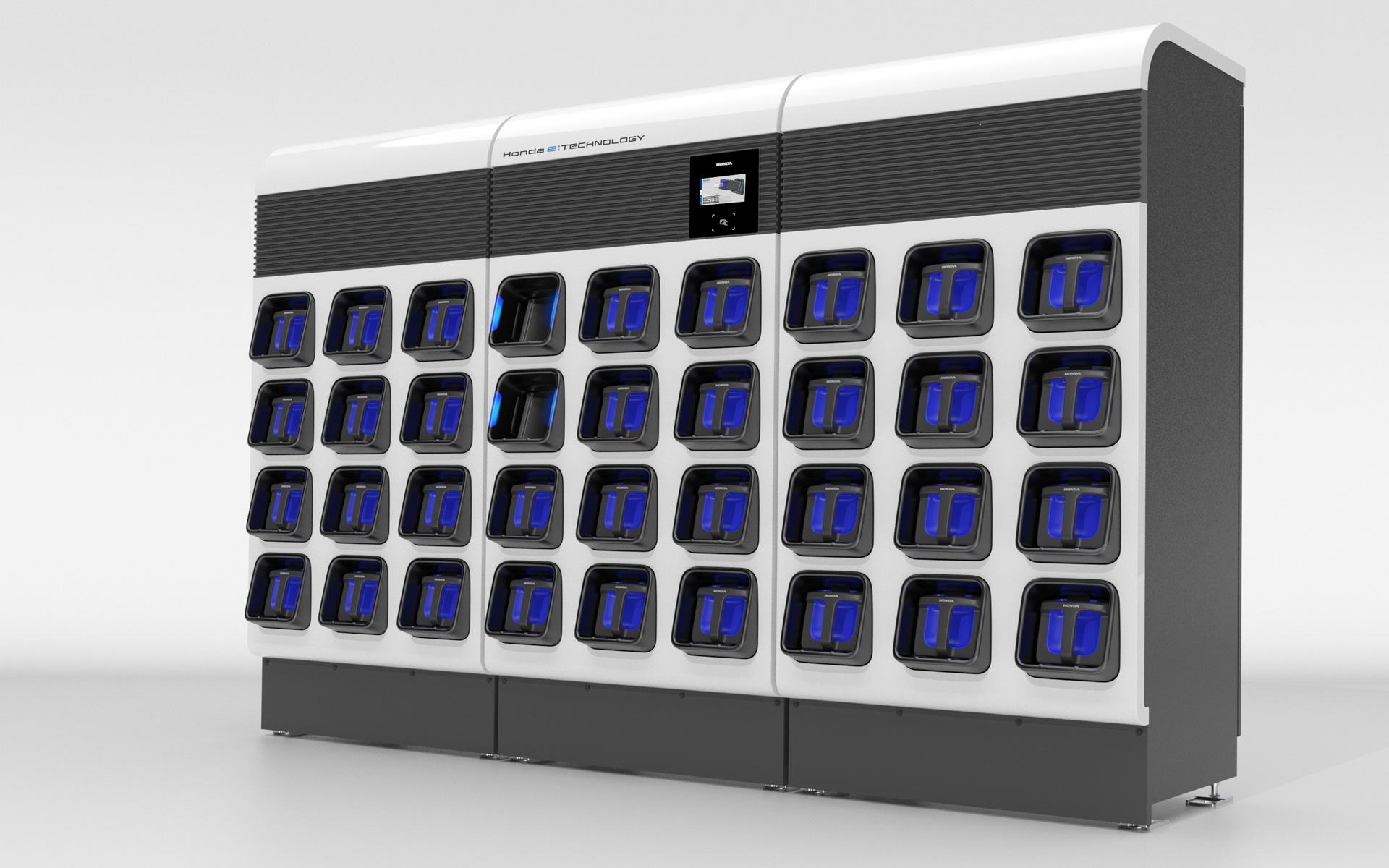 バッテリ交換ステーション「Honda Mobile Power Pack Exchanger e:」