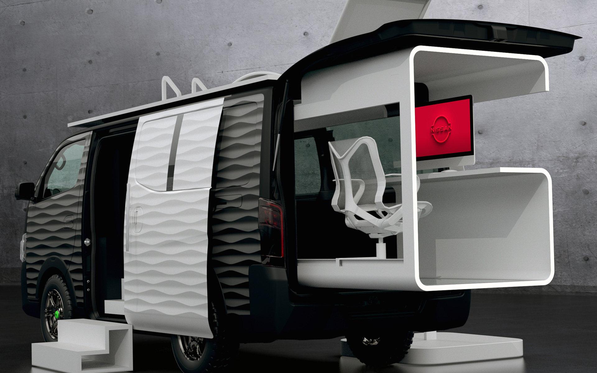 NV350 キャラバン オフィスポッド コンセプト