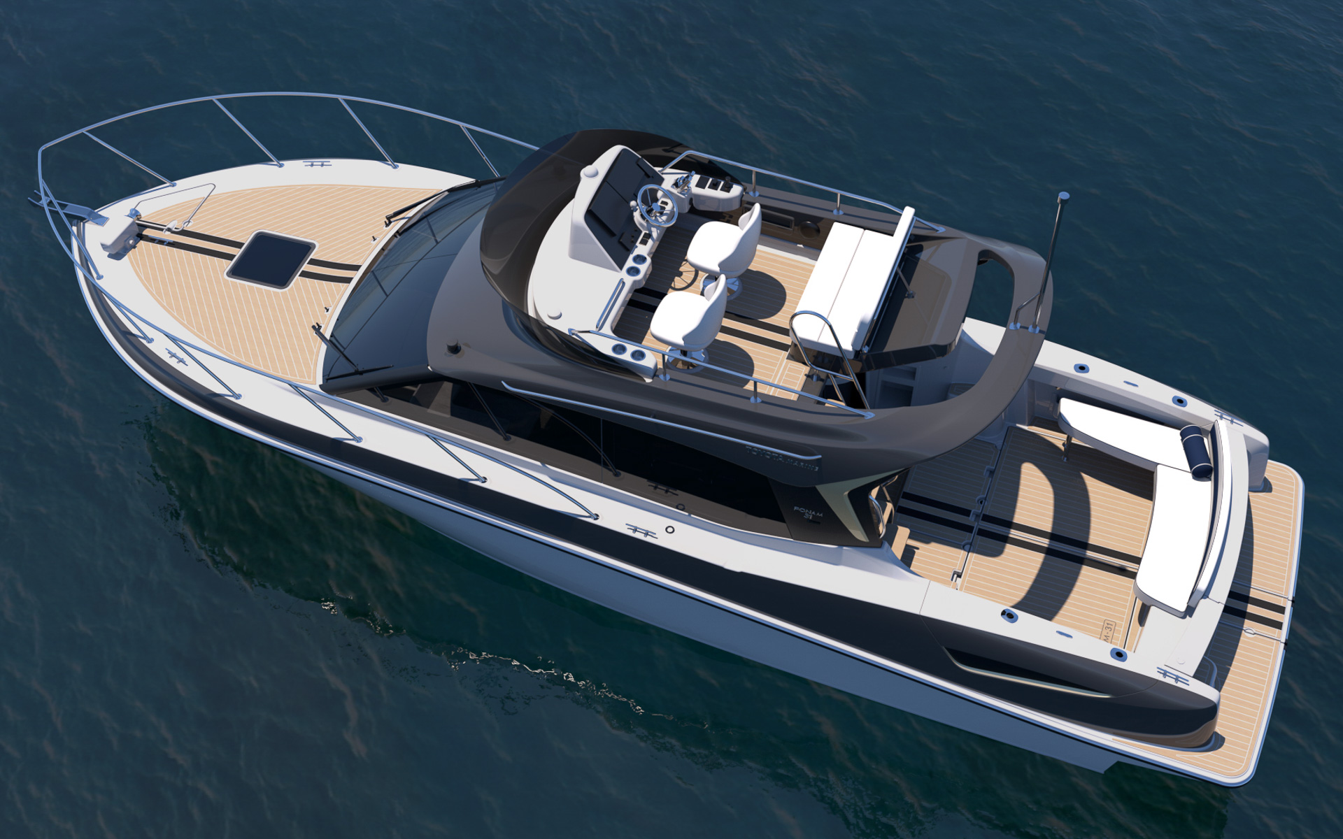 PONAM-31 Zグレード。ボディサイズは10.57×3.20m（全長×全幅）。3.0リッターエンジンを2基搭載し、定員は12人。航行区域は沿海で、価格は4565万円