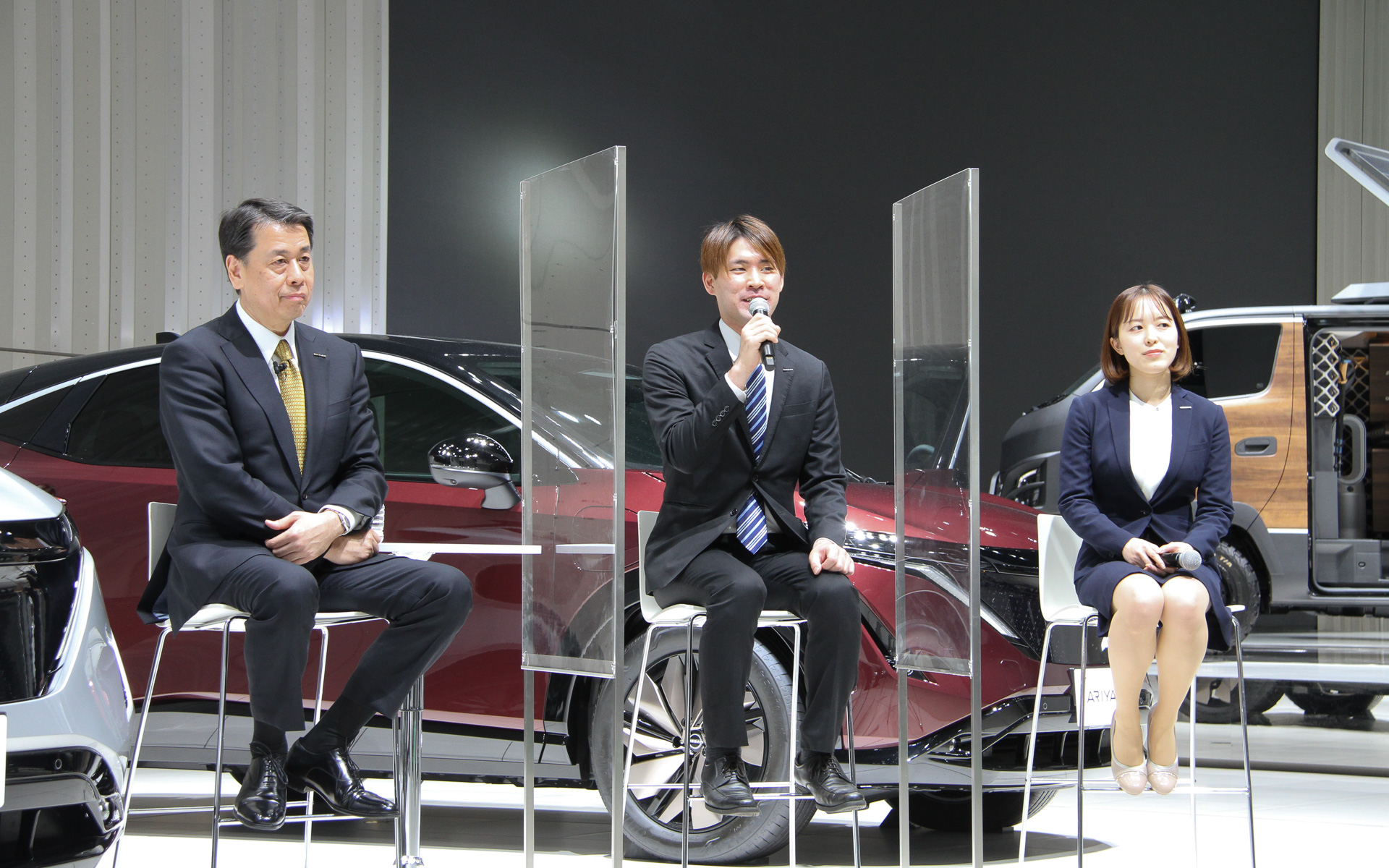 アリアに関わる4年目先輩社員とのパネルディスカッション