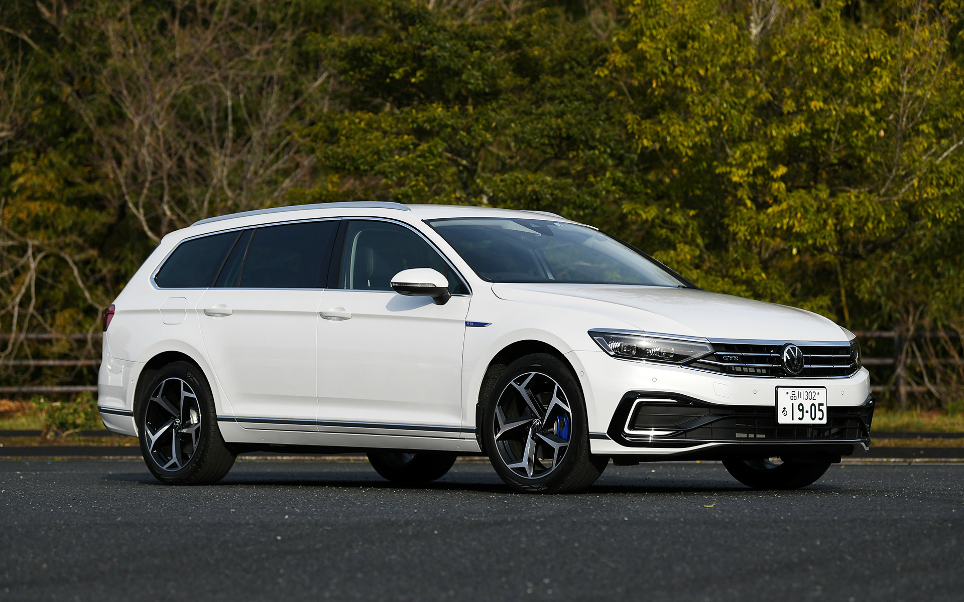 試乗車は上位モデルのパサート GTE ヴァリアント アドバンス。価格は683万8000円（有償オプションカラーは除く）