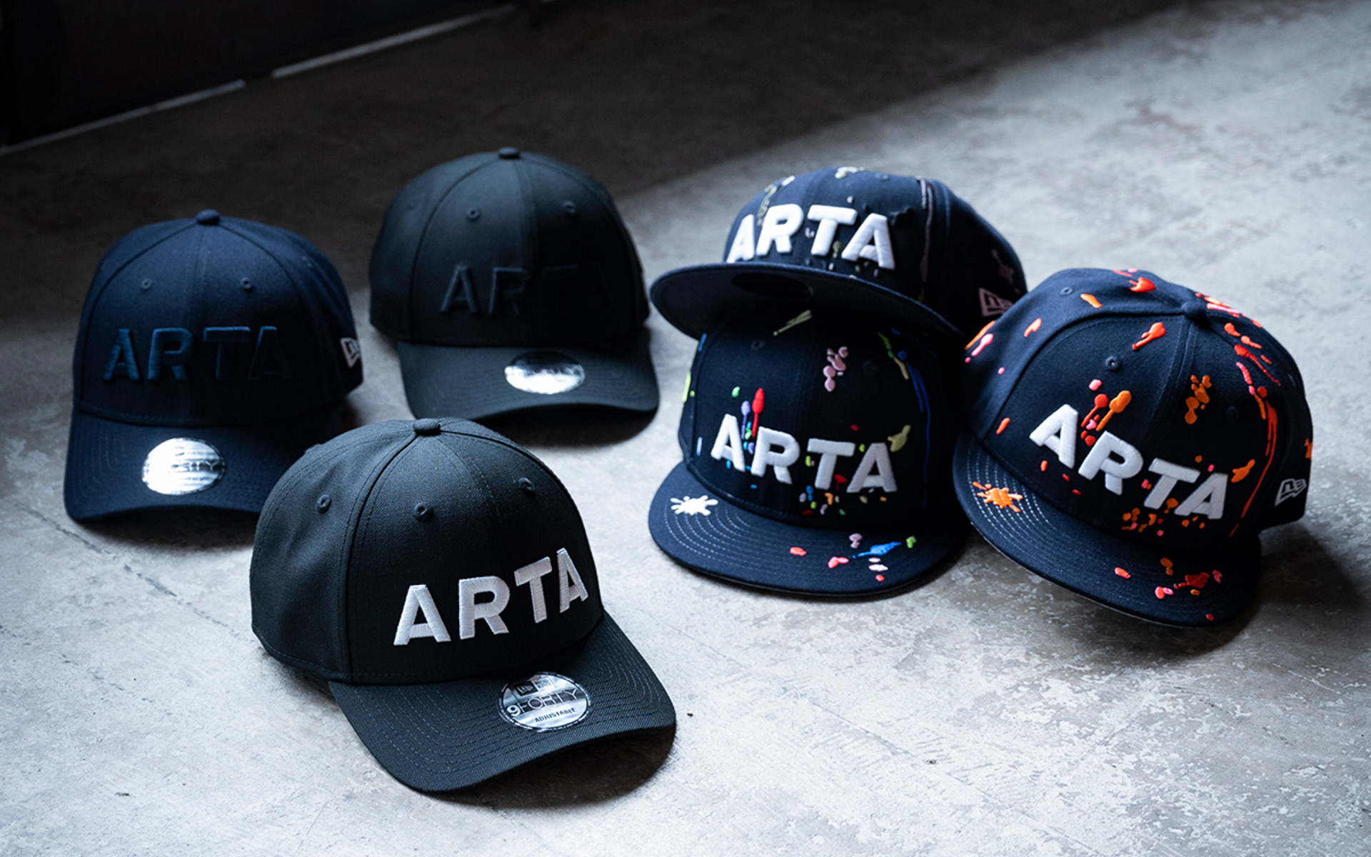 「NEW ERA」と「ARTA」がコラボしたキャップの新デザインや新色が登場
