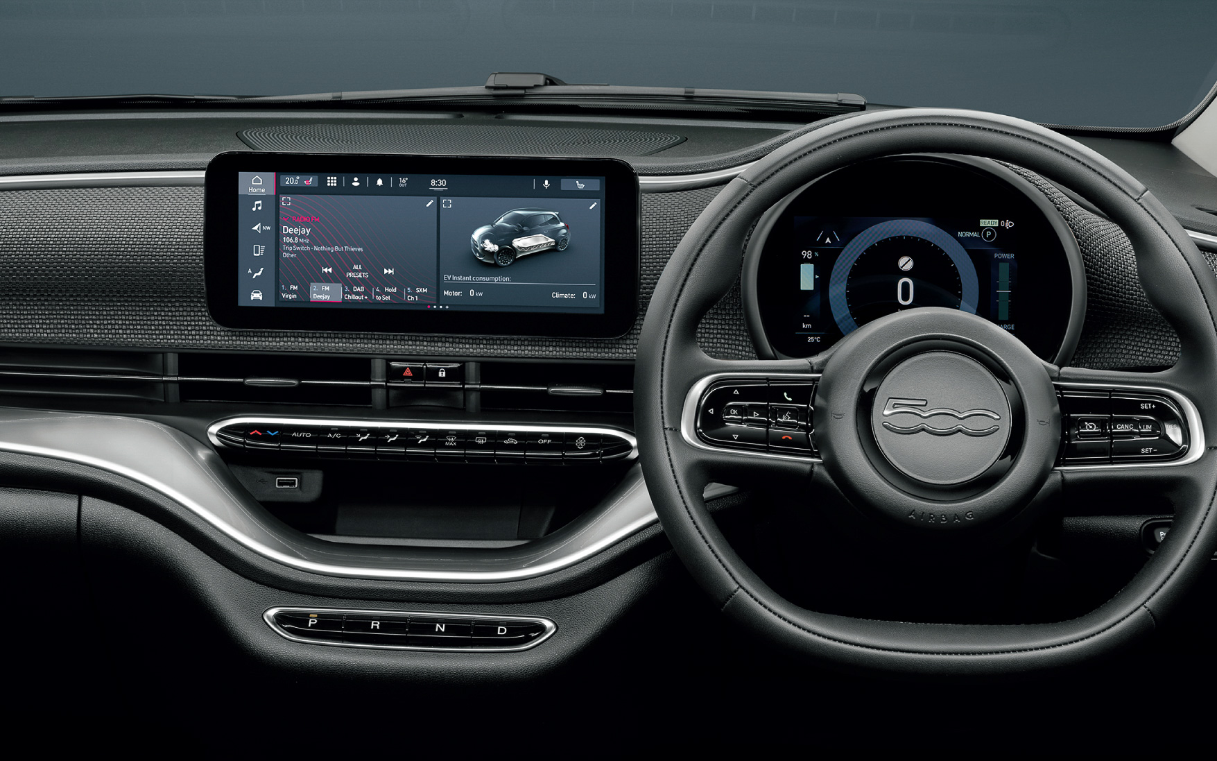 イントレチャータ インストルメントパネル（500e ICON/500e OPEN）