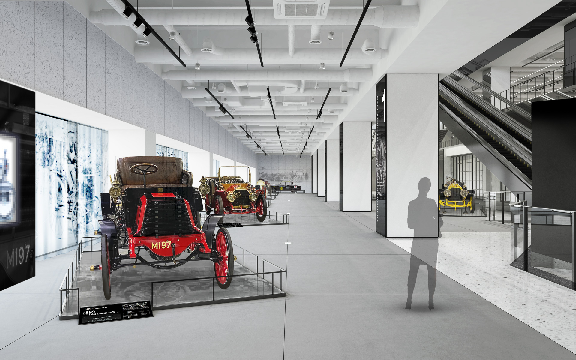 歴史的なクルマも展示される