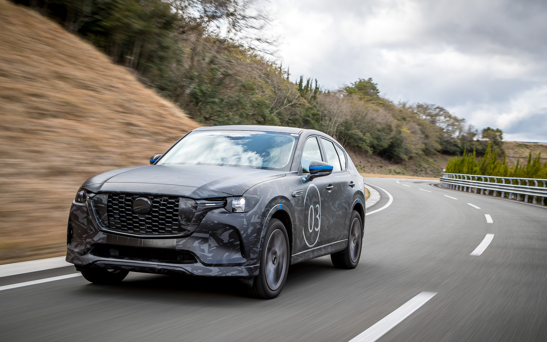 マツダ「CX-60 プロトタイプ」、「e-SKYACTIV-D 3.3」ディーゼルMHEVモデル