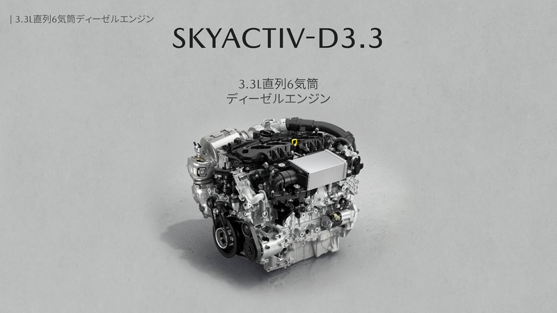 DA-60 ガソリンエンジン マツダ「CX-60」の直6エンジン、ディーゼル燃焼への“半端ない