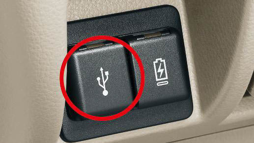 ディスプレイオーディオ接続機能付USBソケット