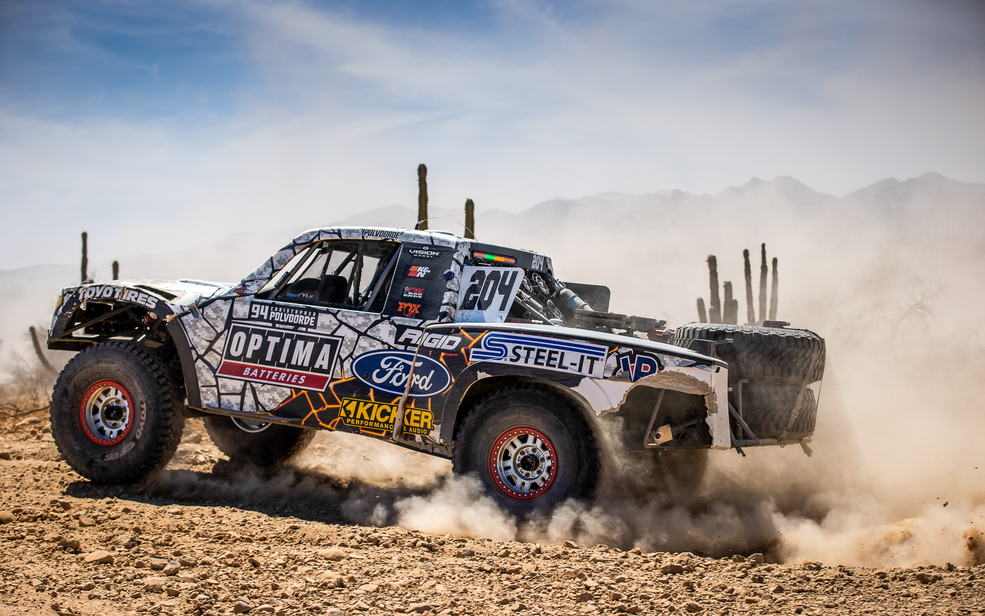 優勝したクリストファー・ポルヴォード選手のマシン