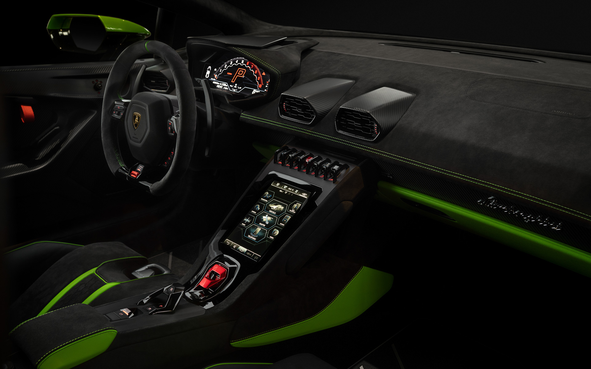 ウラカン テクニカのインテリア