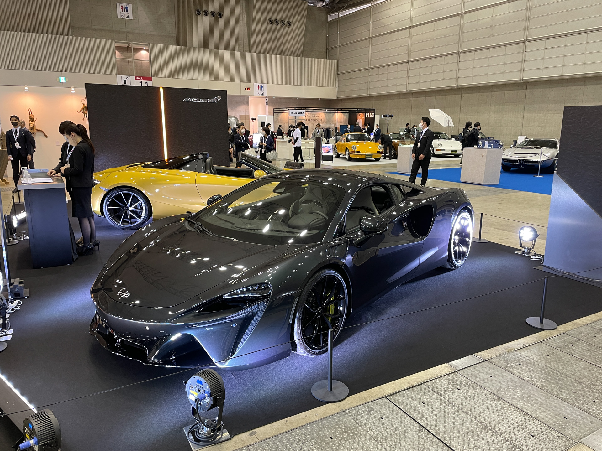 McLaren Automotiveの展示