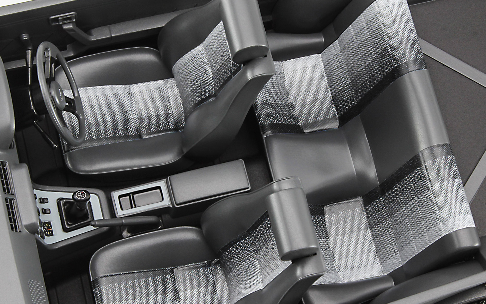 インテリアはシートのグラデーションも再現