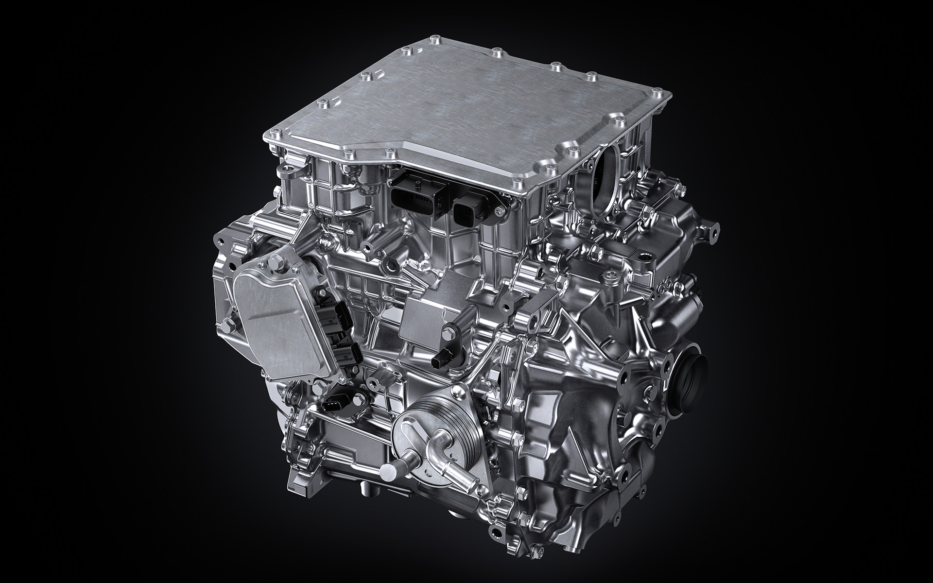 フロント（上）とリア（下）のeAxle