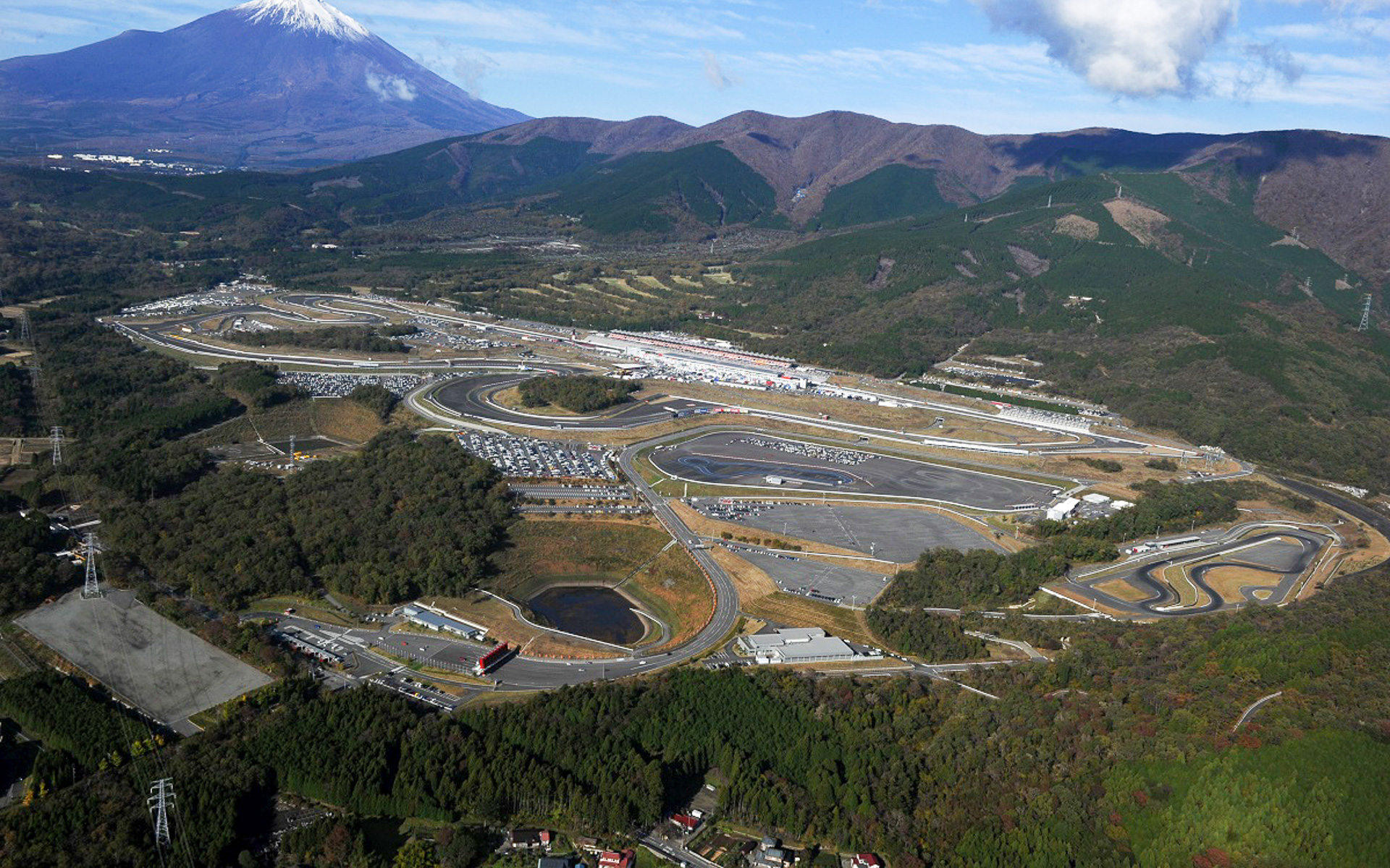 ヘリコプターで富士スピードウェイを上空から見学できる貴重な機会