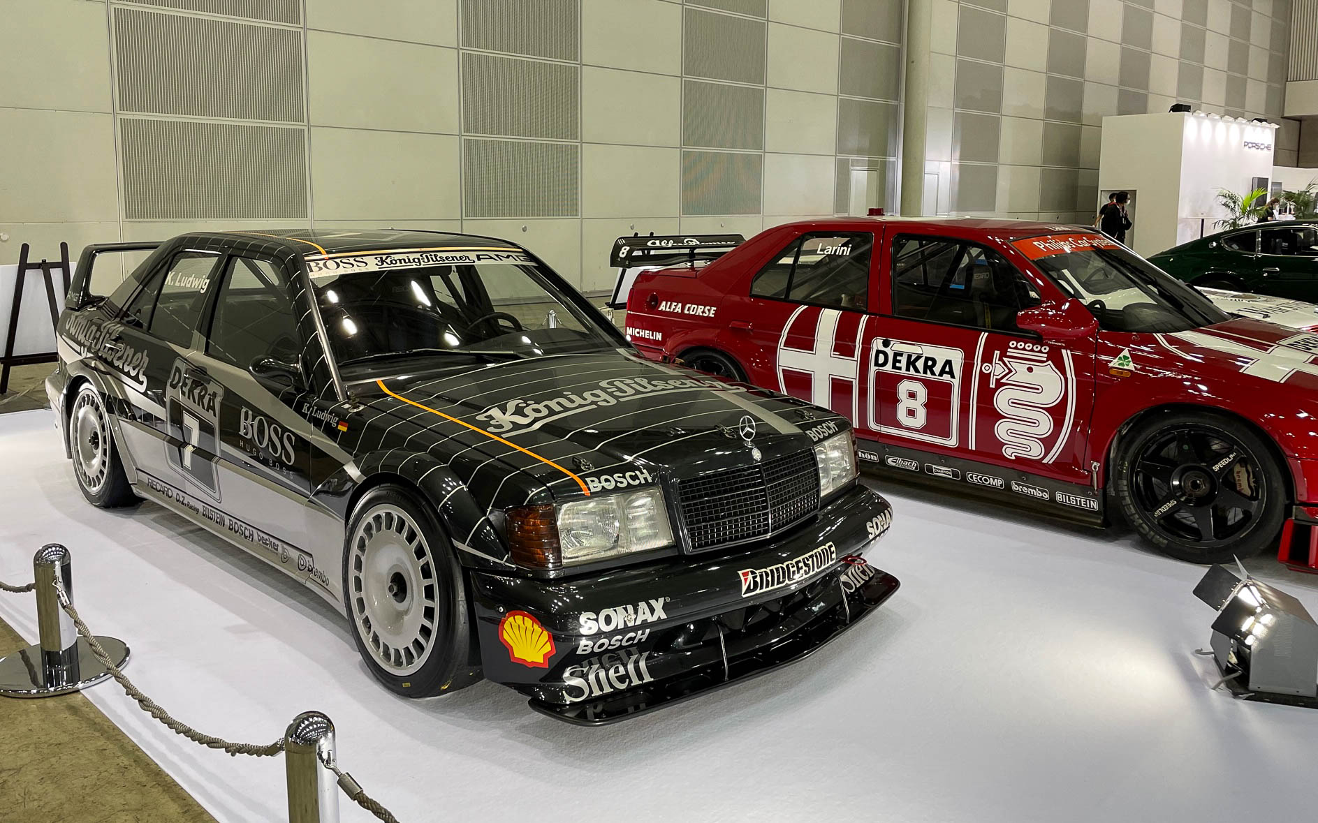 メルセデス・ベンツ 190E 2.5-16 Evo.II。黒いKonig Pilsenerもワークスカラーでした