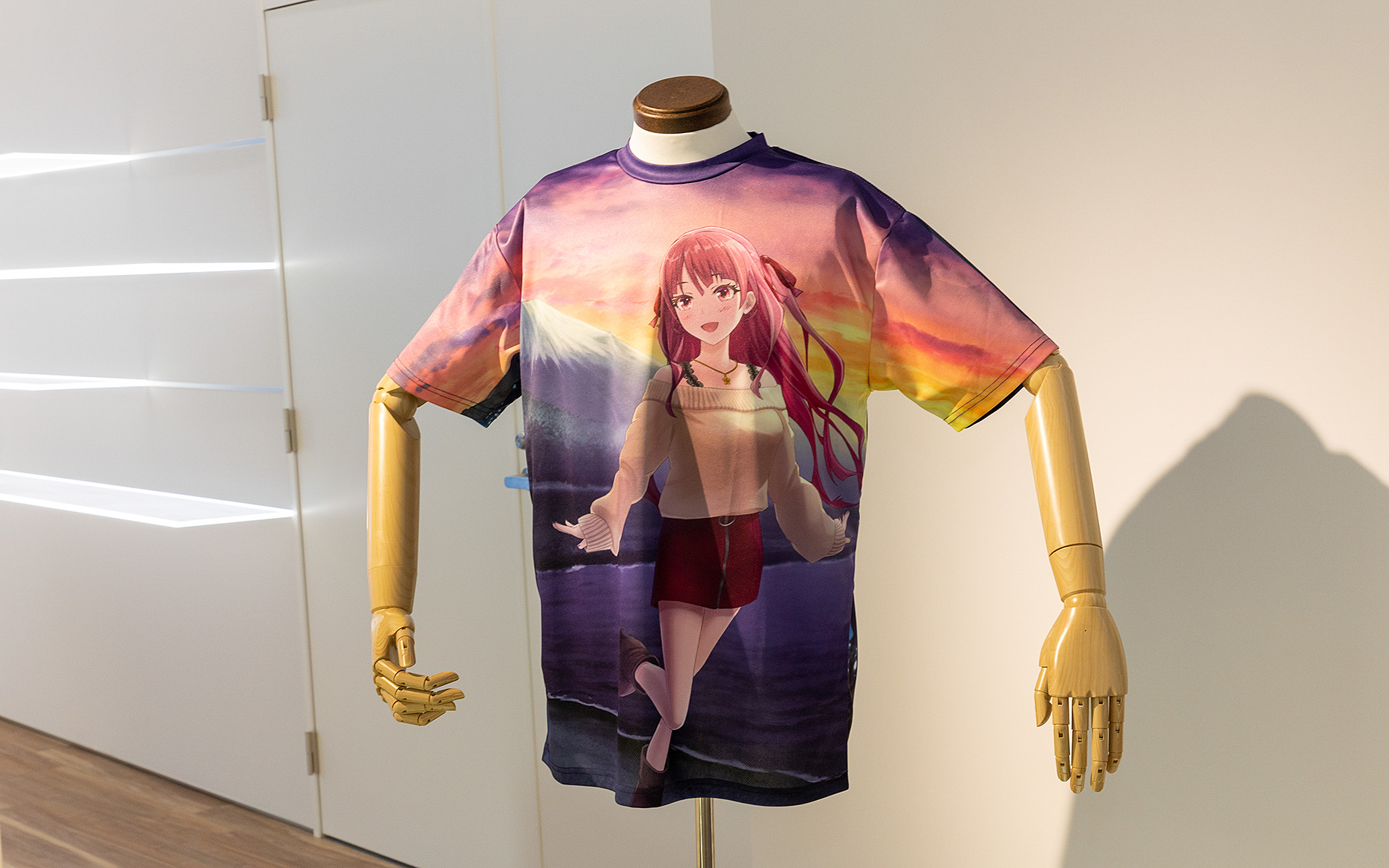 富士サクラのフルグラフィックTシャツ